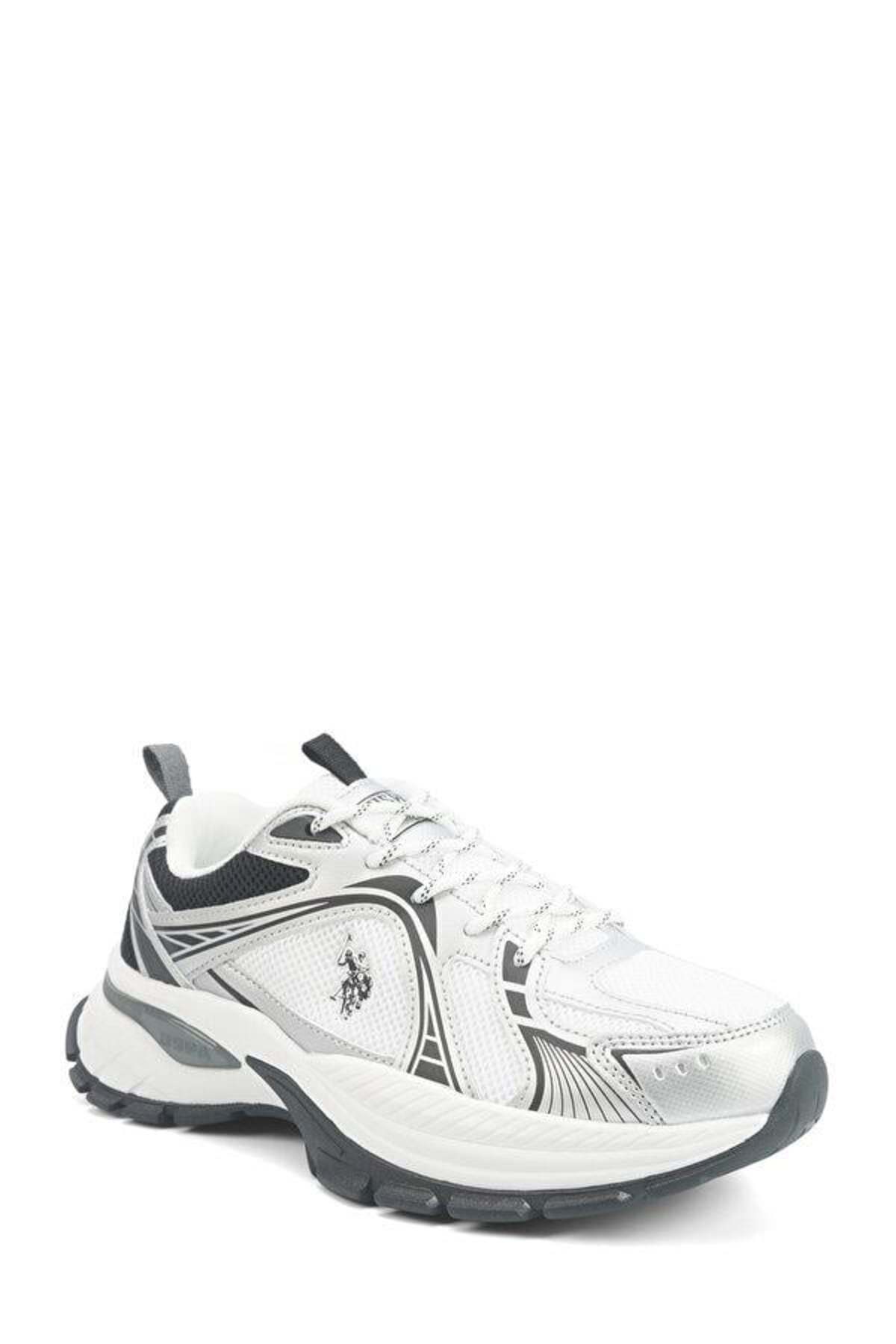 U.S. Polo Assn.  U.S.Polo Assn. Rexha 5pr Beyaz Kadın Sneaker Ayakkabı 102030242 - Görsel 3