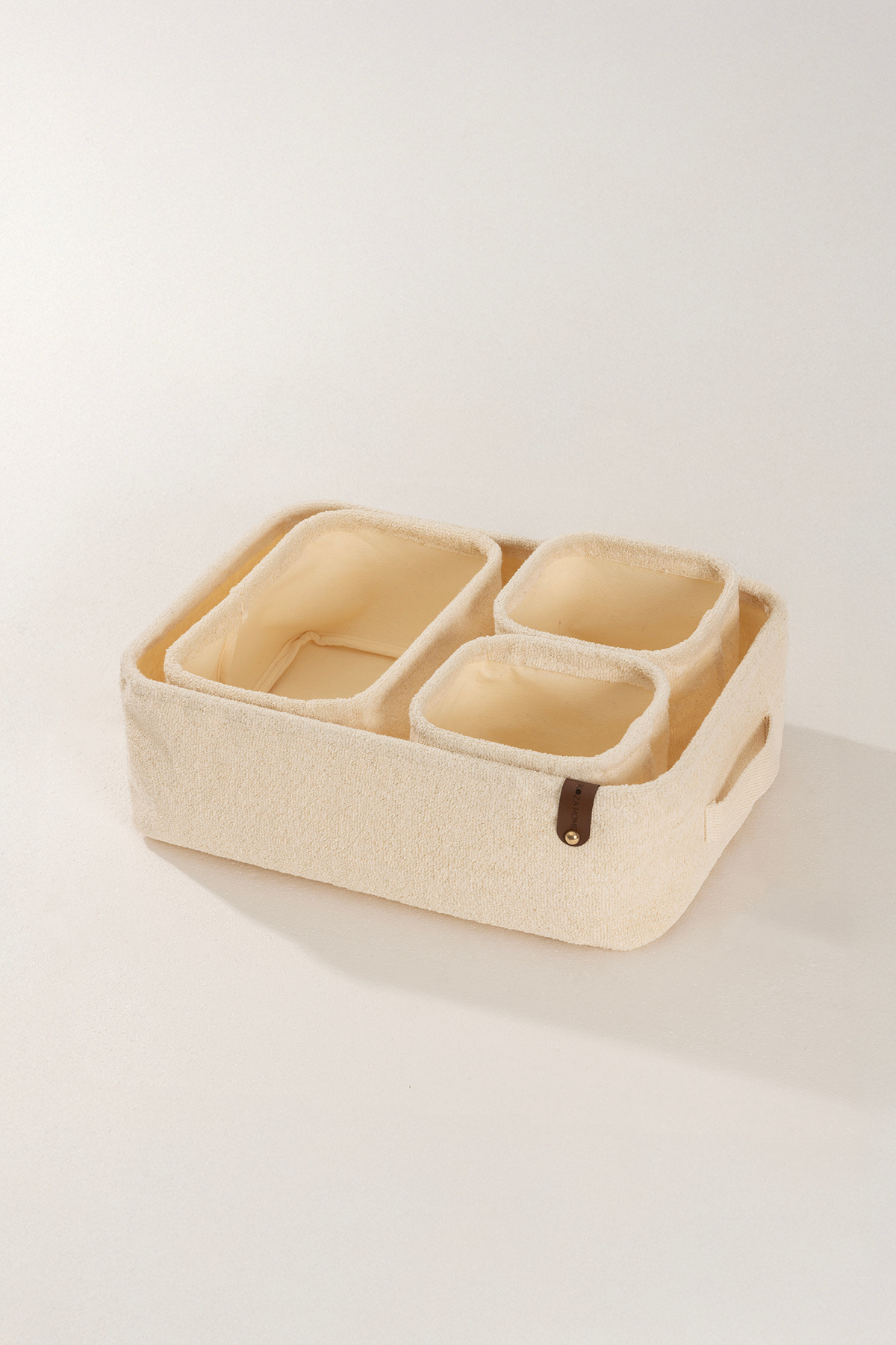 Koza Home Tidy Pamuk Havlu Kumaş 4'lü Çekmece İçi Organize 6017