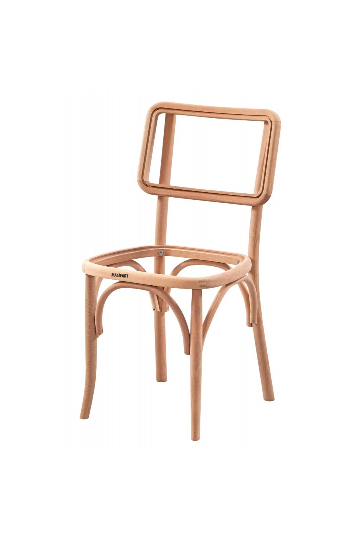 Masifart Pruna Sofa Sandalye Cilasız Ham