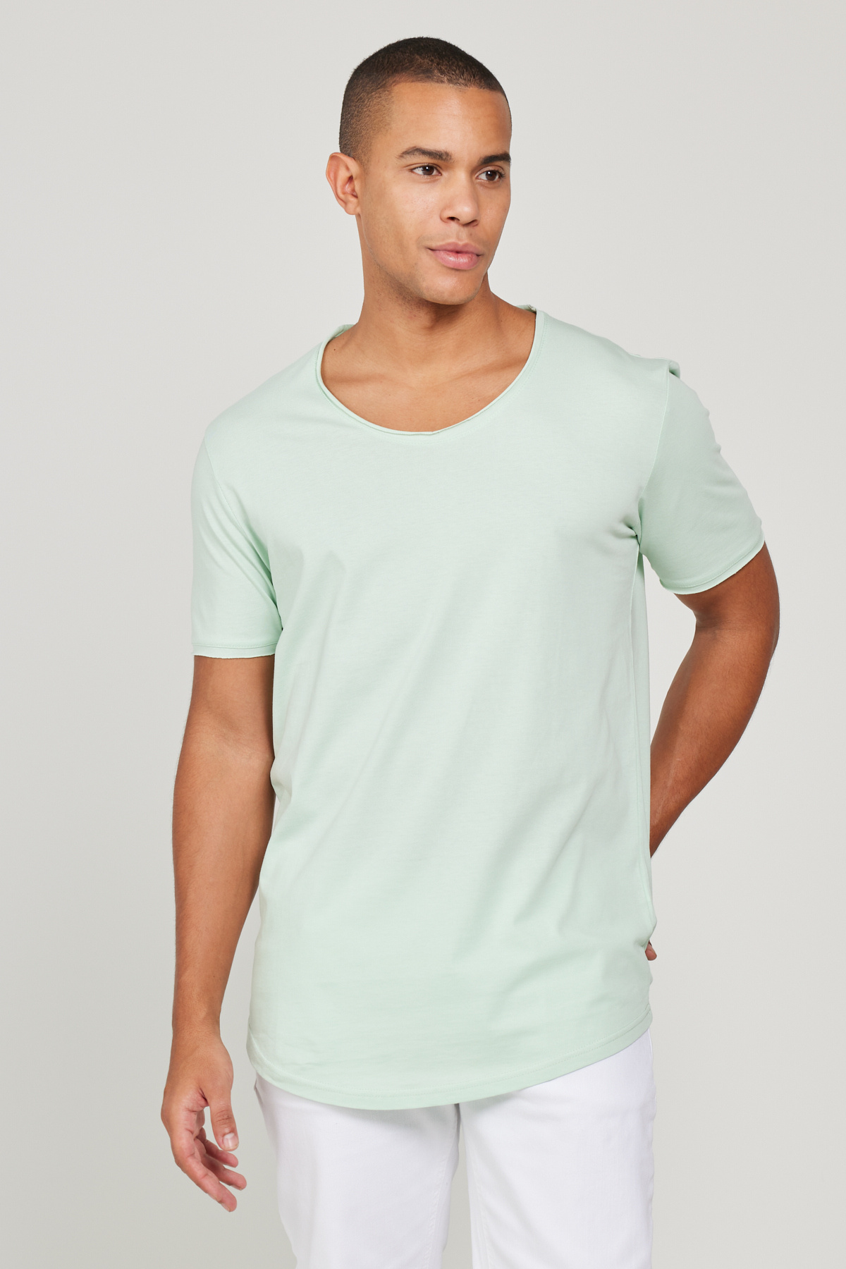 آلتین ییدلیز کلاسیکس تی‌شرت آستین کوتاه مردانه طرح نعناعی، یقه گرد، برش معمولی، ۱۰۰٪ پنبه