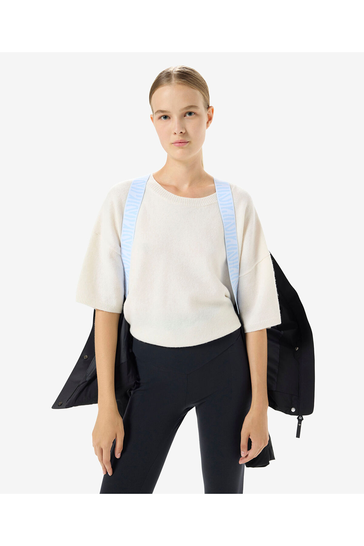 Greyder  Kadın Siyah Suya Dayanıklı Kaz Tüyü Mont 5K2TM84021 - Görsel 5