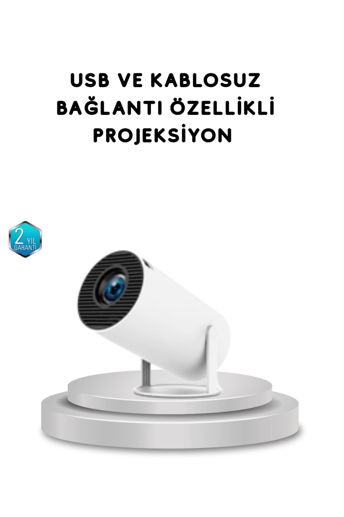 Gny BFS Full HD 4K Uyumlu Projeksiyon Cihazı 130 İnç Geniş Ekran Destekli