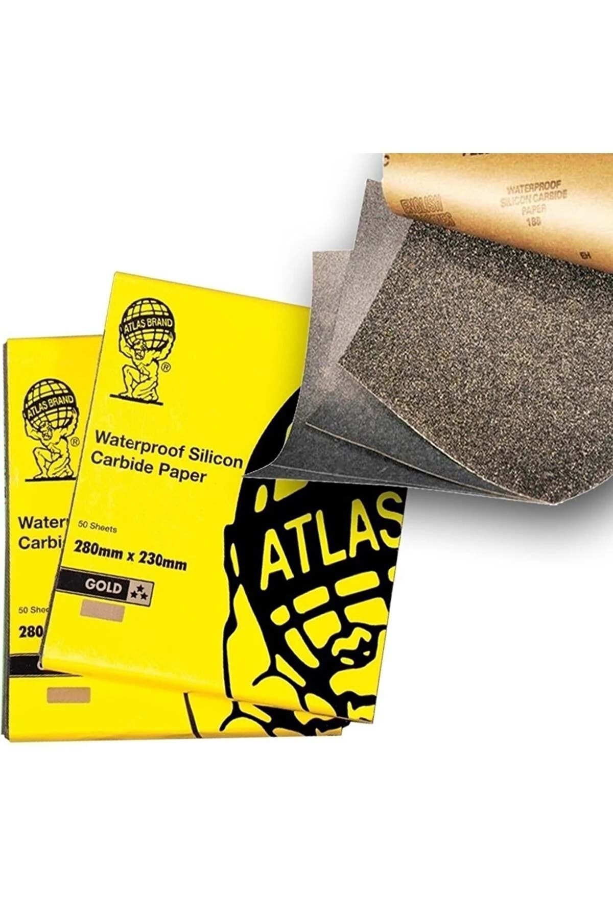 Atlas ALÇI METAL AHŞAP MERMER ZIMPARASI NO:60(KALIN)