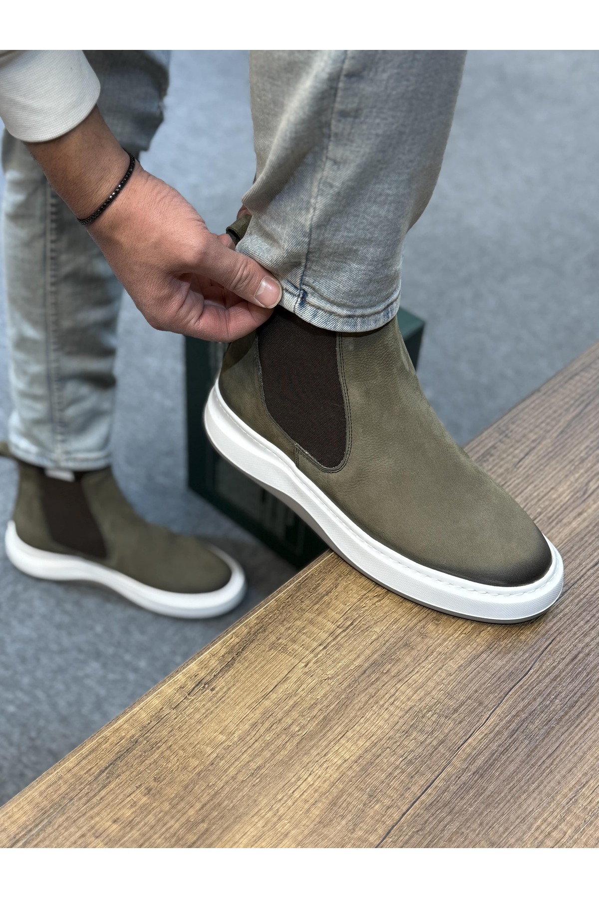 Avni Ceylan  Zarif tasarım maksimum konfor EVA tabanlı Deri bot - Görsel 2