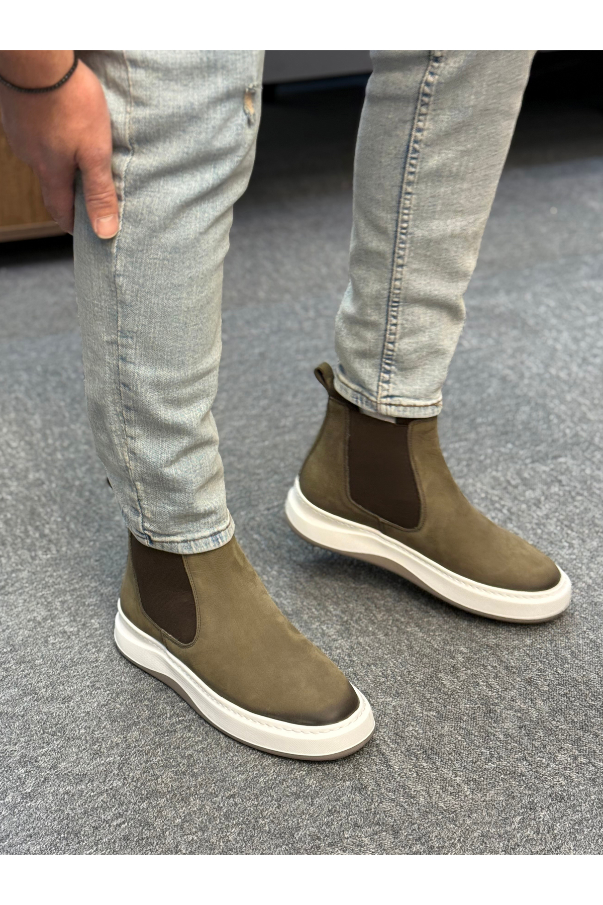 Avni Ceylan  Zarif tasarım maksimum konfor EVA tabanlı Deri bot