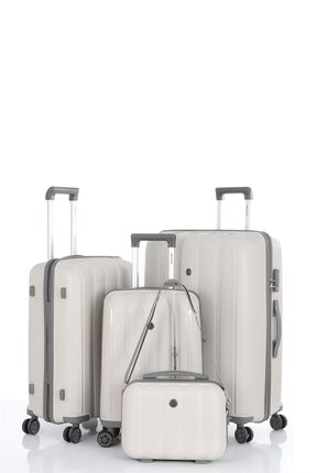 MÇS 305 POLİPROPİLEN KIRILMAZ 4 LÜ VALİZ SETİ