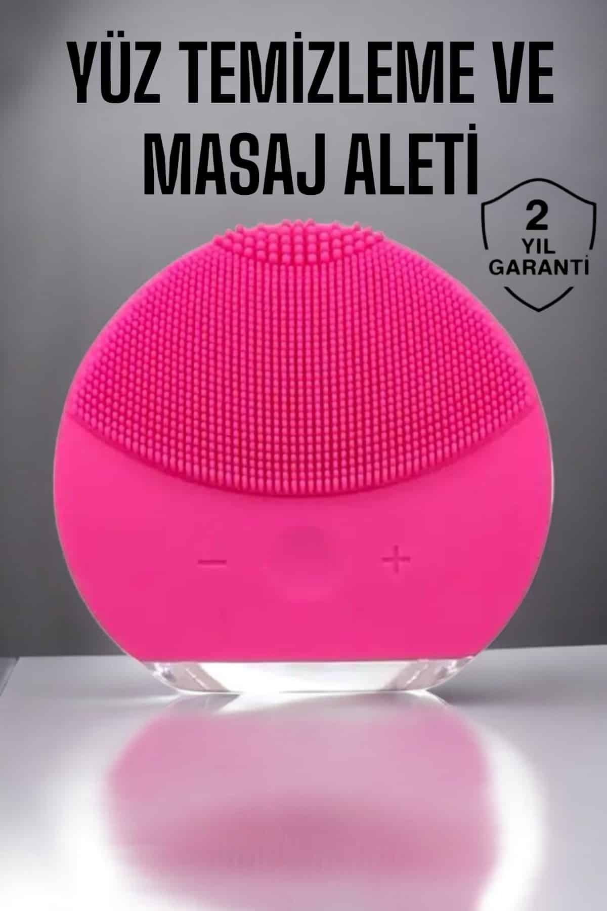 UCUZTEKNO Profesyonel Yüz Temizleme Masaj Aleti Su Geçirmez, Kablosuz Şarj Özellikli Kolay Temizlenebilir