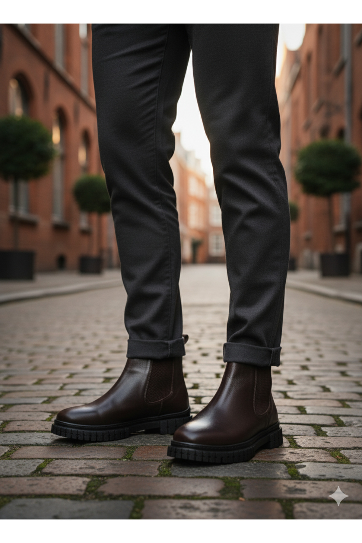 UZR  Hakiki Deri Erkek Chelsea model Kışlık Bot