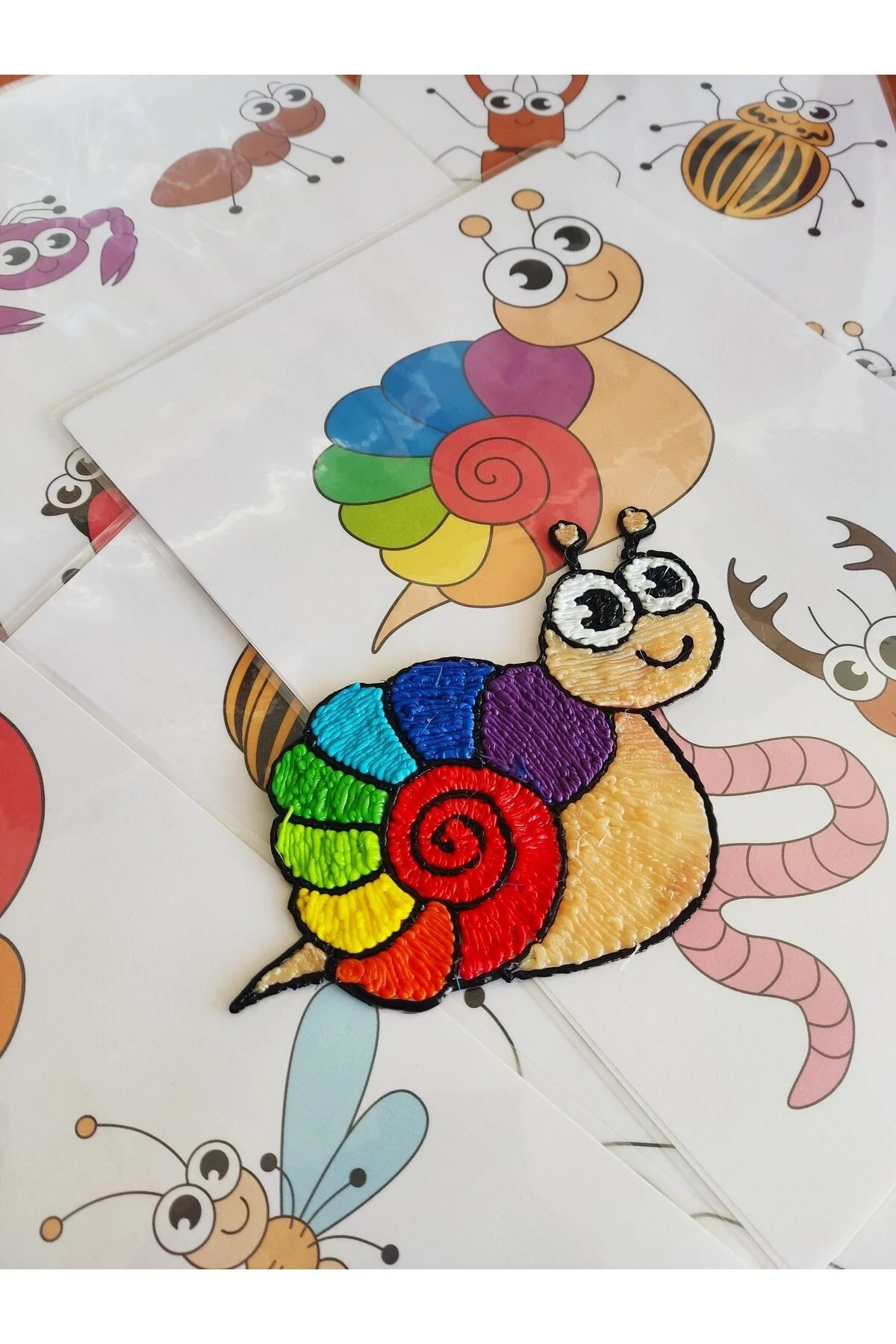 Oppy 3d Kalem İle Neşeli Hayvanlar Yapım Şablonu(6ADET SABLON TOPLAM 20 HAYVAN) SADECE ŞABLONDUR