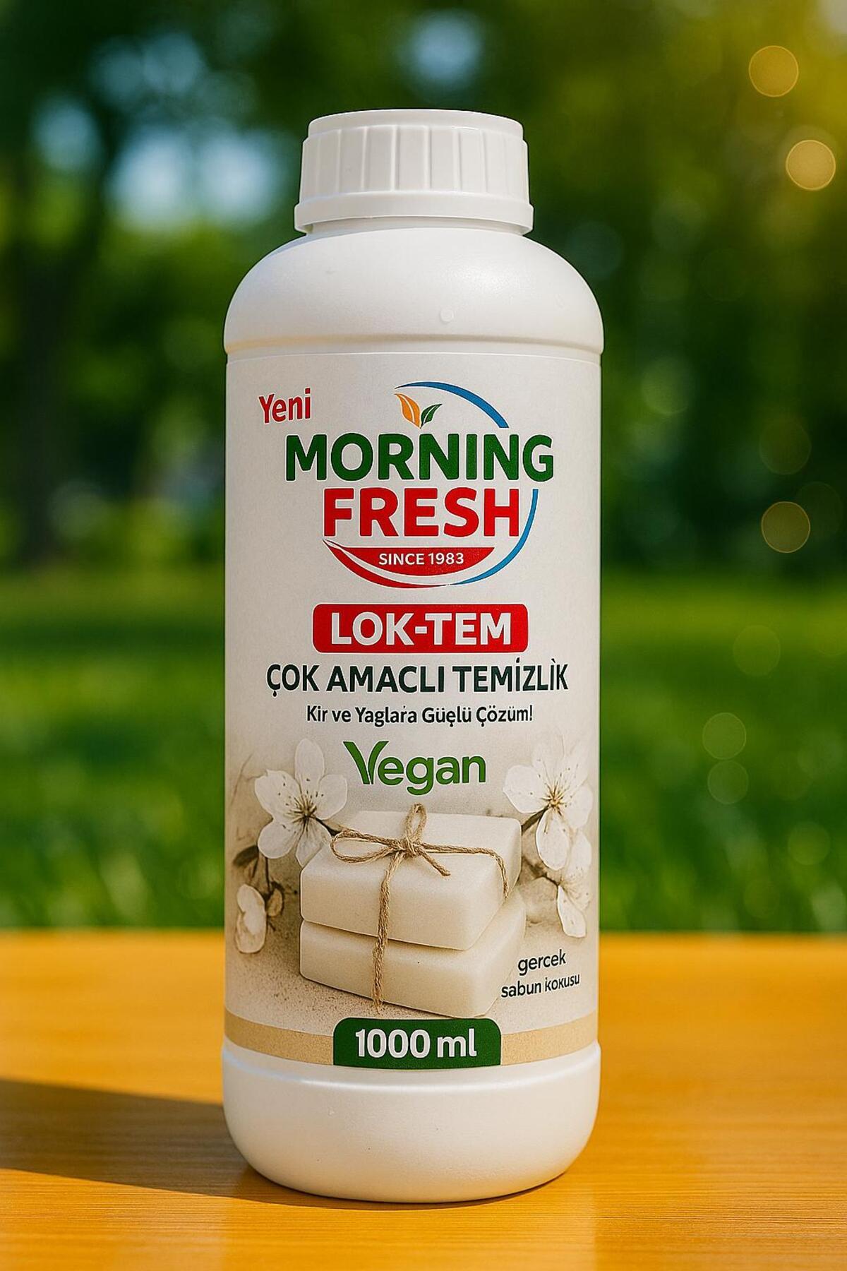 MORNİNG FRESH LOK-TEM Çok Amaçlı Temizlik 1 Litre-BEYAZ SABUN KOKULU