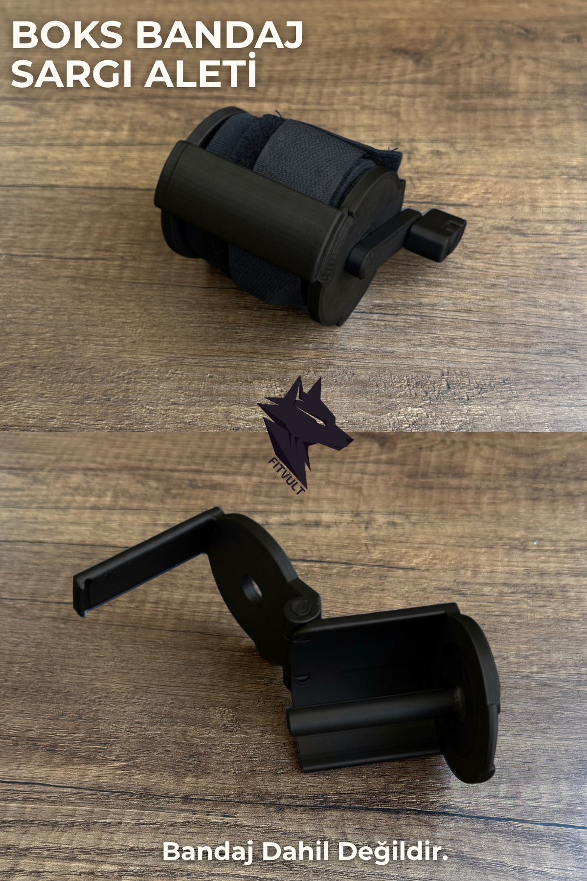 FitVult Boks, Muay Thai, MMA, Kick Boks ve Tüm Dövüş Sporları İçin Bandaj Sargı Aleti Boks Bandaj Sarıcı