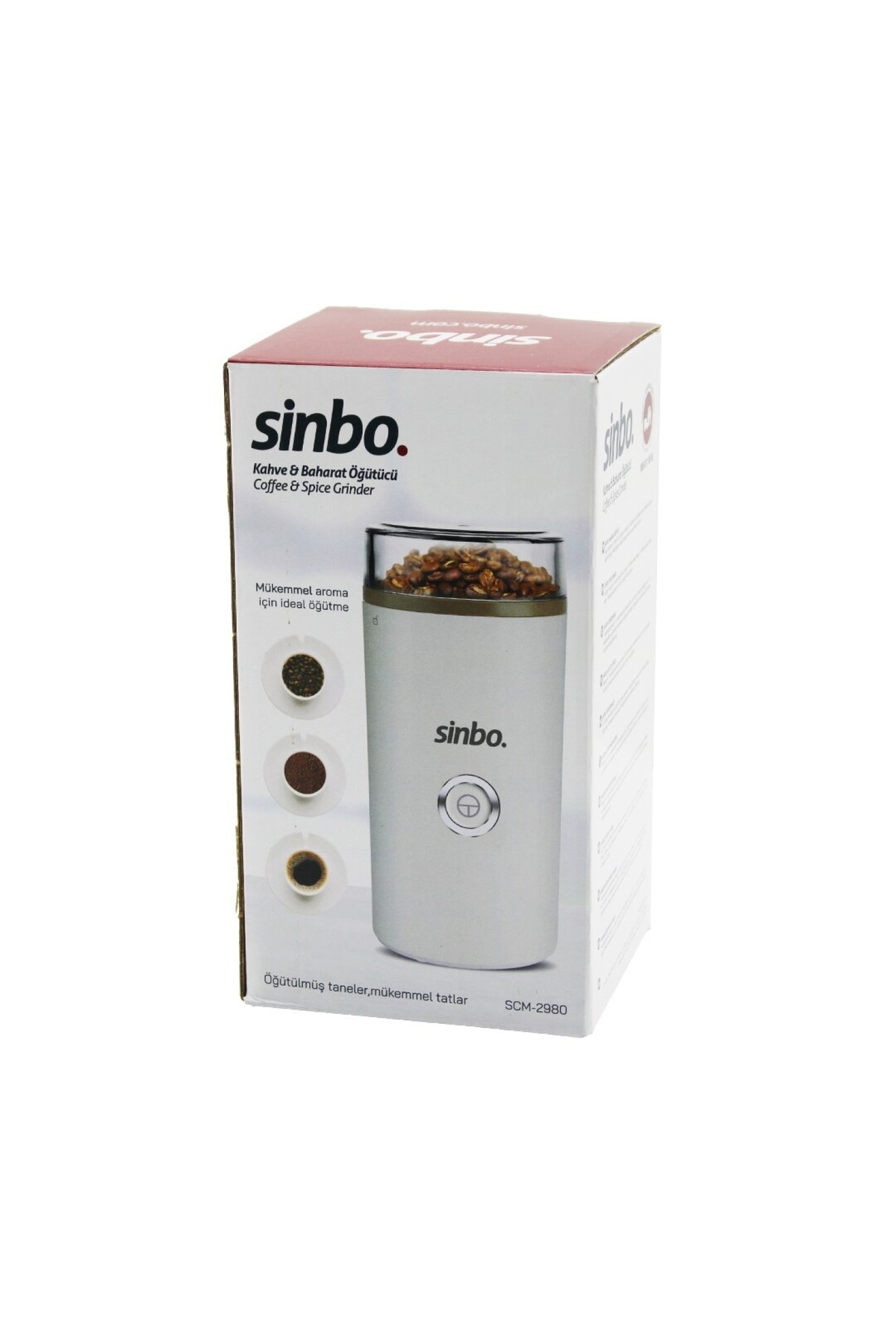 Go İthalat KAHVE - BAHARAT ÖĞÜTÜCÜ MAKİNE 2 BIÇAKLI ÇELİK ÖĞÜTME HAZNESİ 70GR ÖĞÜTME AC MOTOR=180W SCM-2980