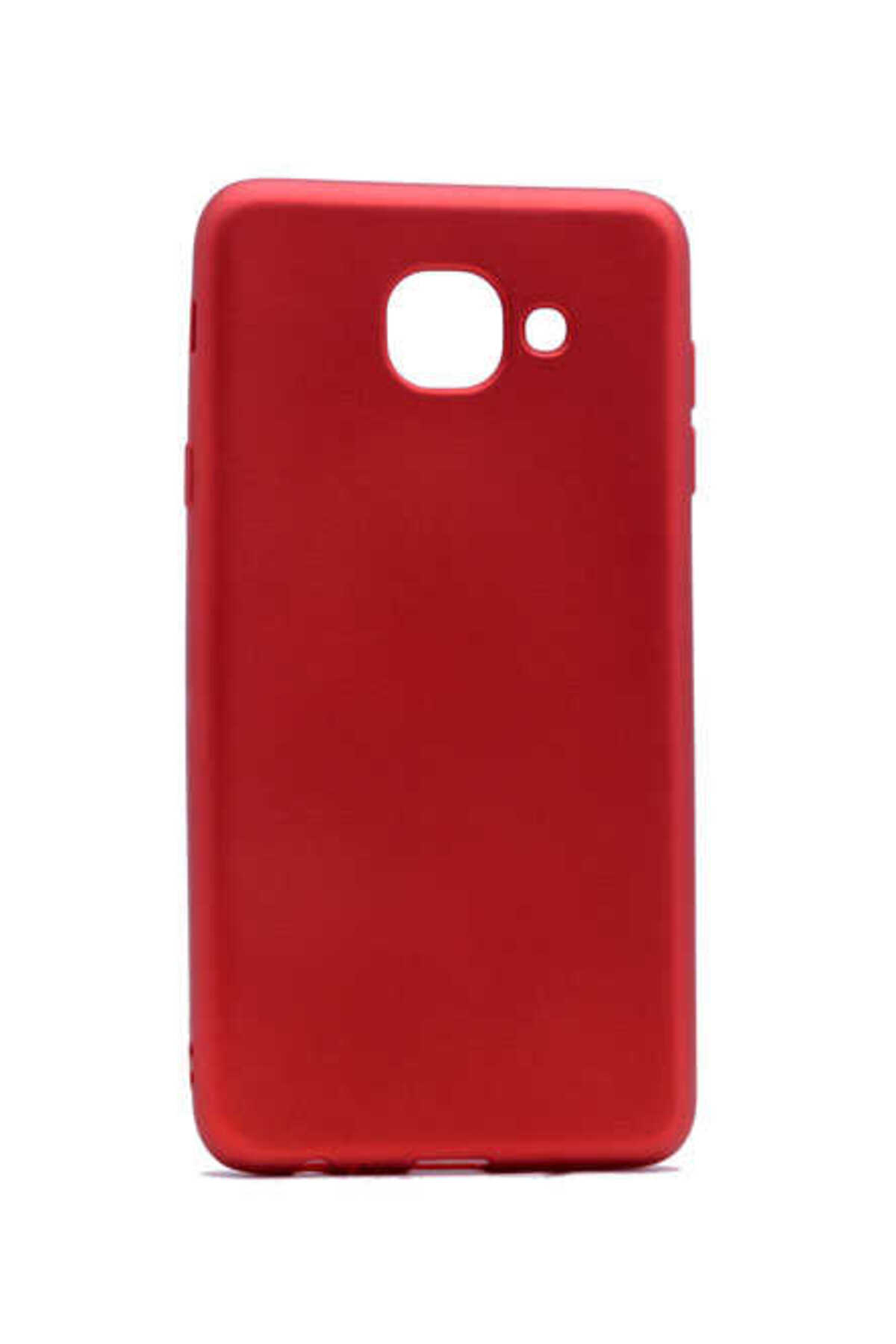 Galaxy J7 Max Case Premium Flexible Launch Durable Silicone Cover - Red