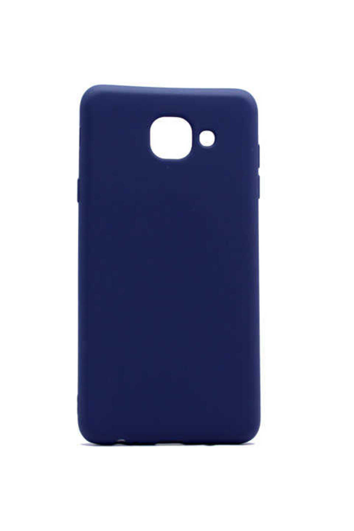 Galaxy J7 Max Case Premium Flexible Launch Durable Silicone Cover - Navy