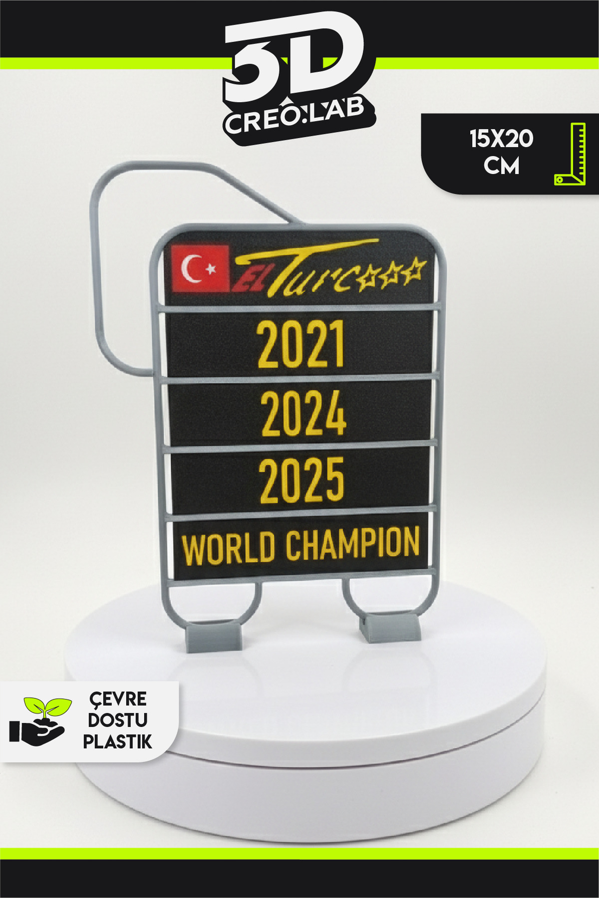 3-Time World Champion Toprak Razgatlıoğlu EL TURCO Pitboard TR54