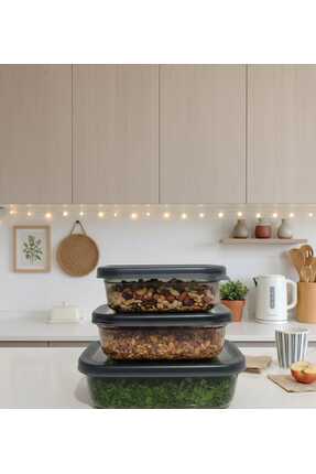 Minka Concept 3'lü Sığ Saklama Kabı Seti