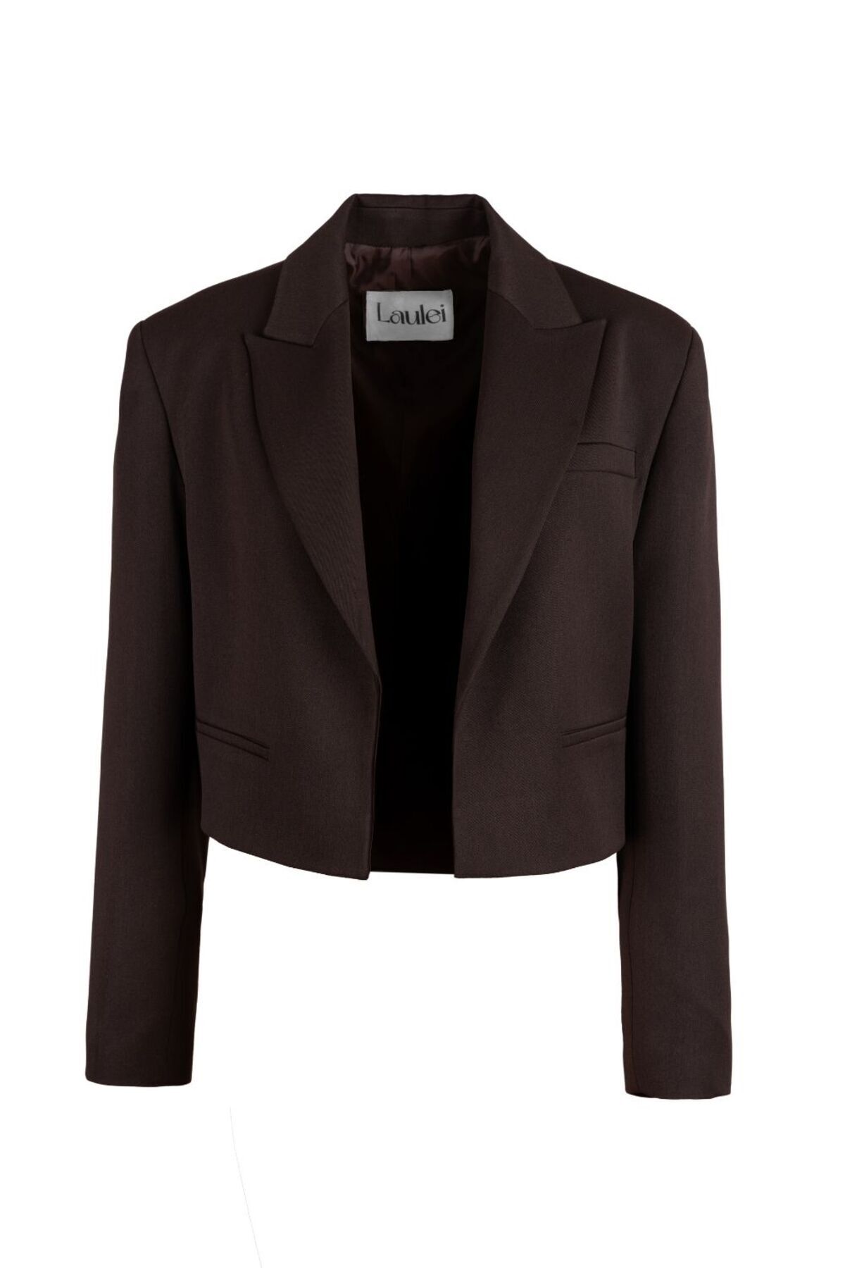 laulei  Tokalı Ceket Kahve - Görsel 4