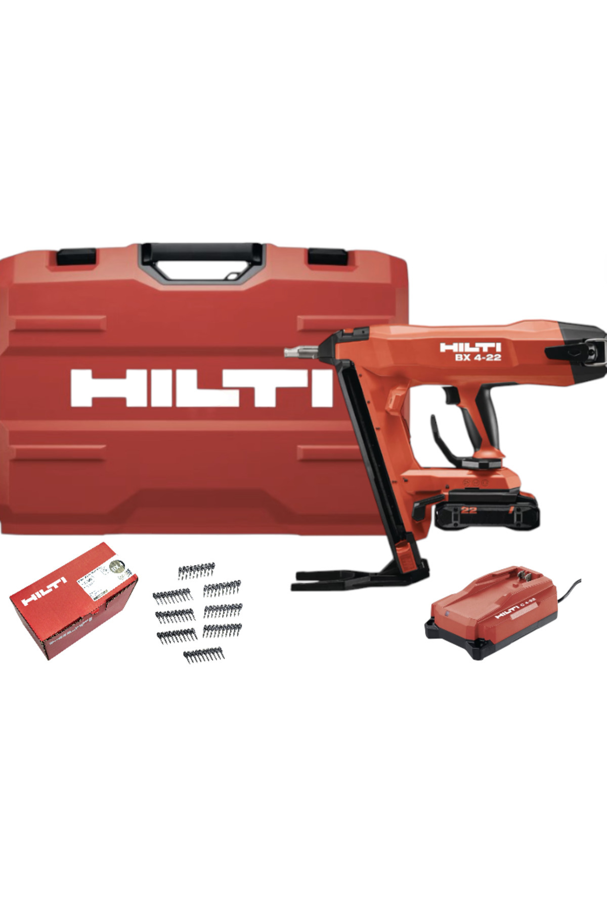 Hilti BX4-22 AKÜLÜ BETON ÇİVİ ÇAKMA TABANCASI + 1 KUTU ÇİVİ