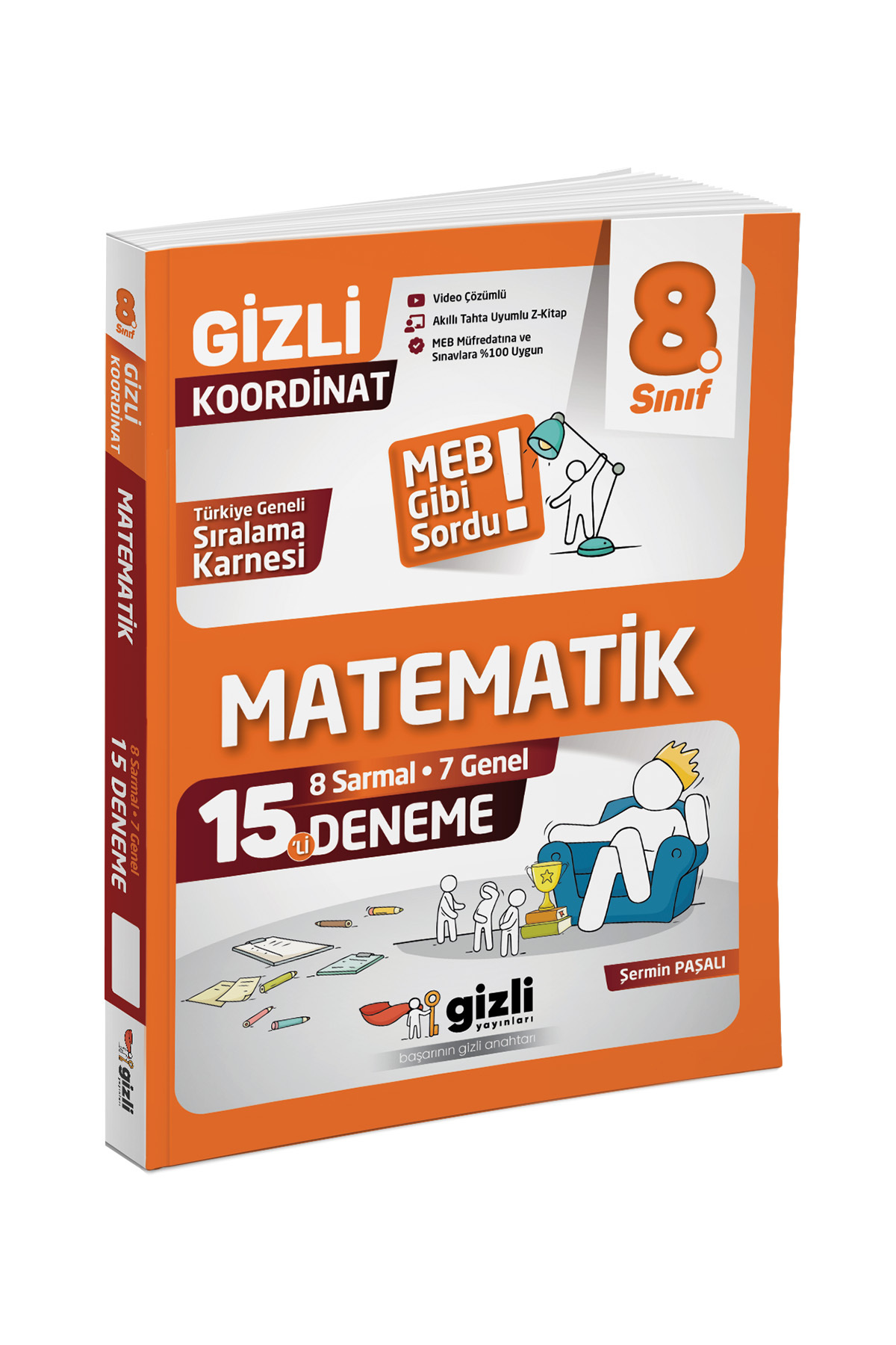Gizli Yayınları LGS 8. Sınıf Matematik 15'li Deneme-MEB Gibi Sordu