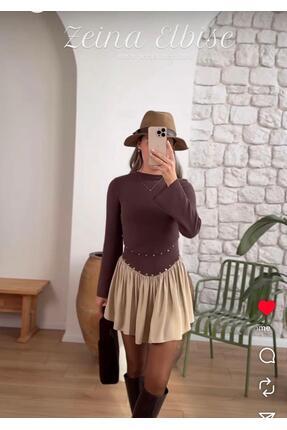 MSY Yeni Sezon Mini Boy UzunKol bluz elbise