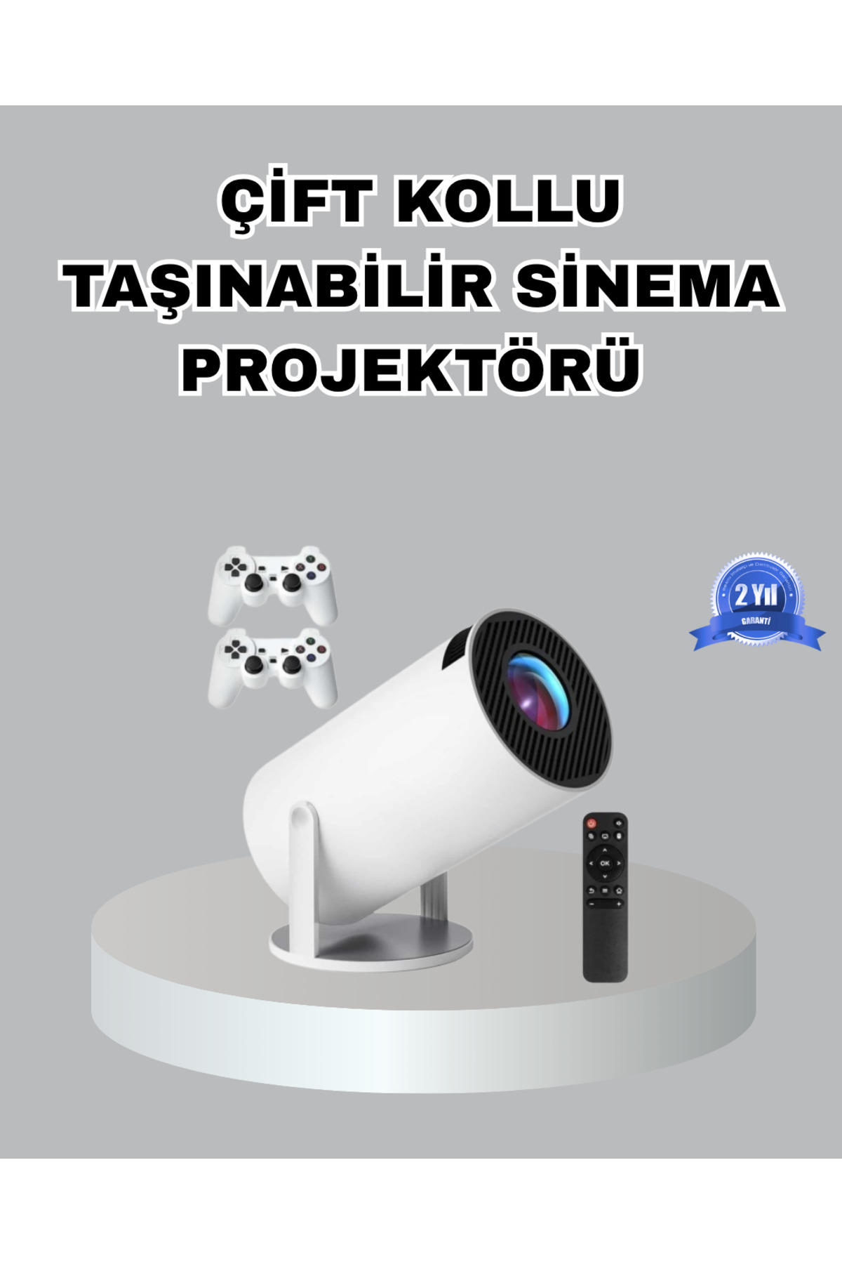 OEM Taşınabilir Projeksiyon Cihazı 4K Destekli Wi-Fi Kablosuz Ekran Yansıtma - ASLPRL8783-3988