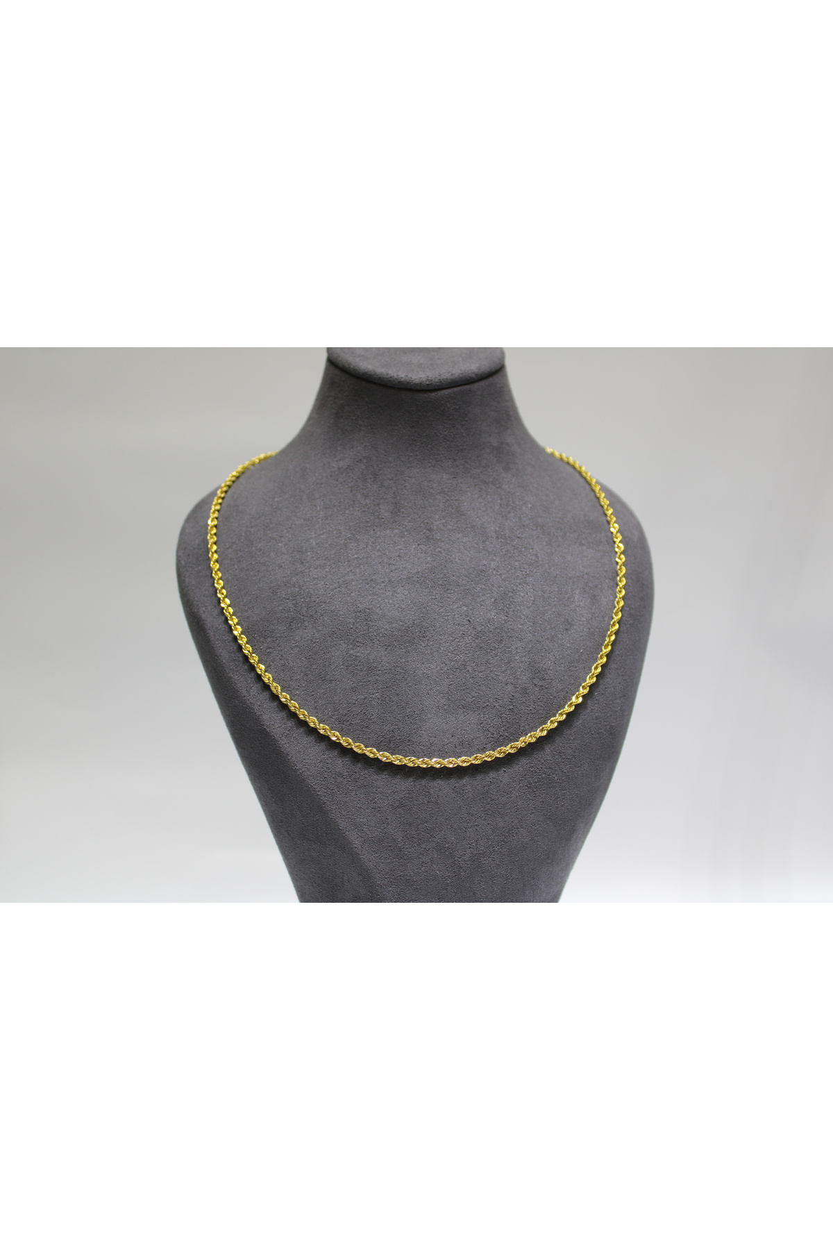 REDMOON GOLD 14 Ayar Altın Halat Modeli Zincir Kolye 3.94 GR 45 CM