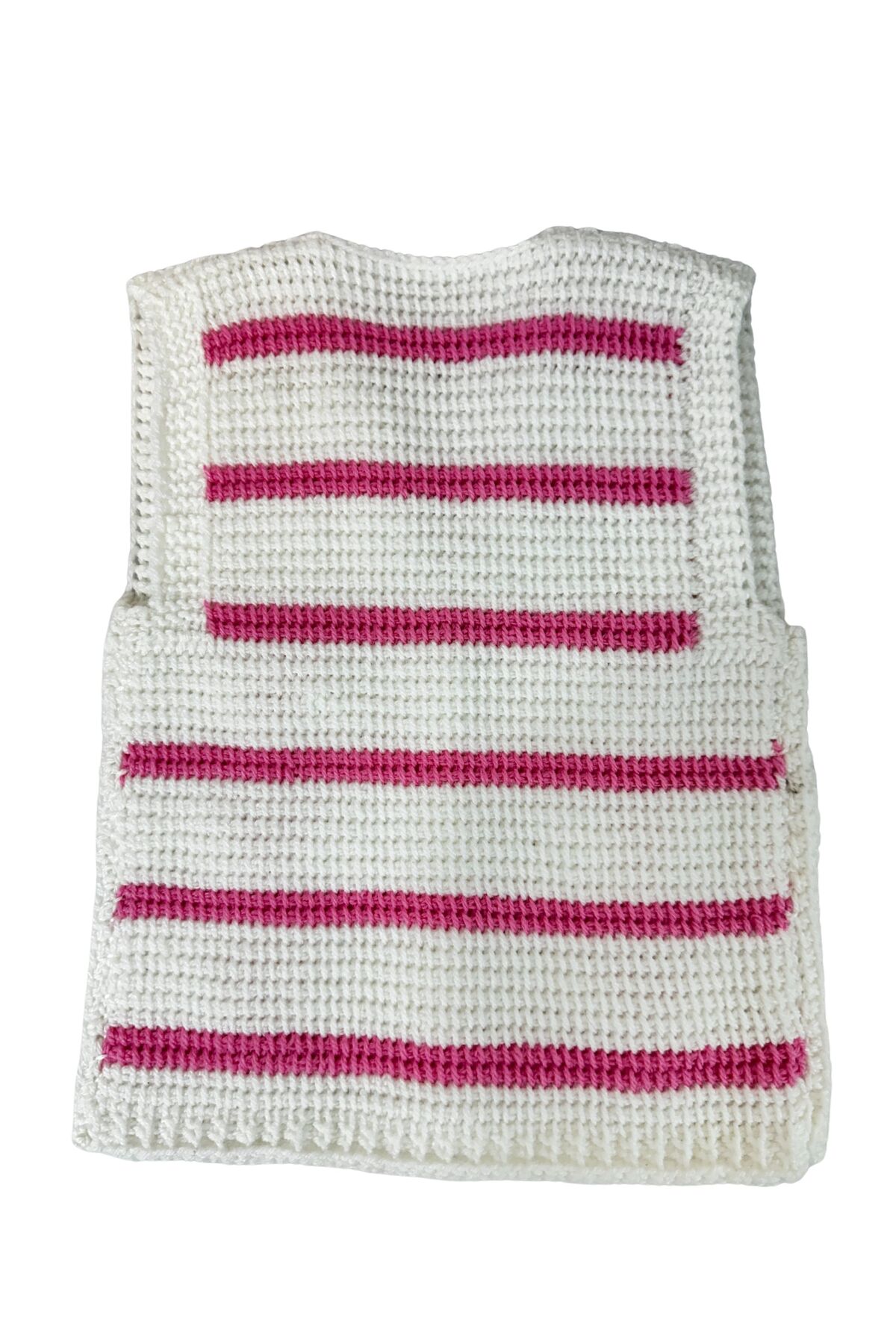 Uretti - Çiğdem 1390 7471 El Örgüsü Kalp Desenli Örgü Yelek - 1 - 3 Yaş fotoğrafı 3 (önizleme)