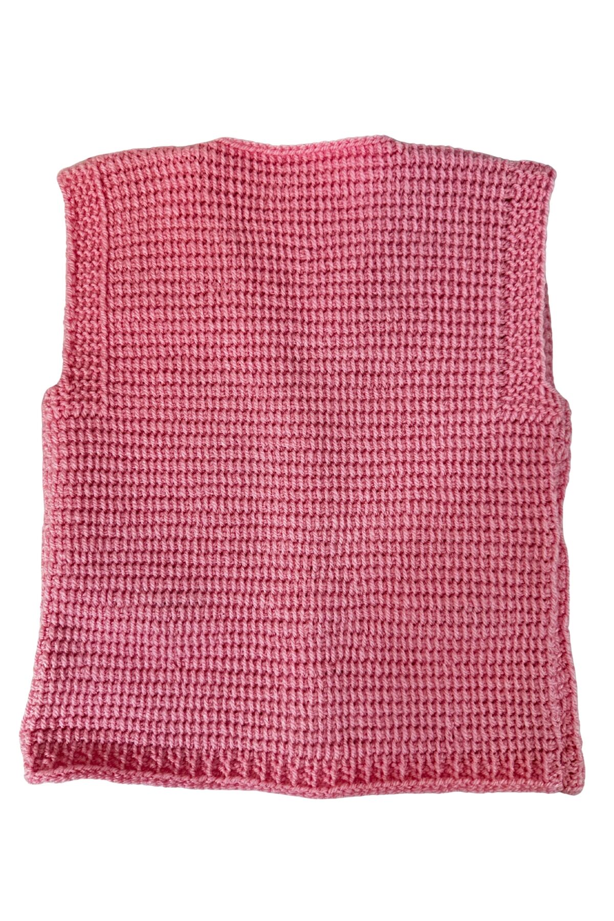 Uretti - Çiğdem 1390 9030 El Örgüsü Yuvarlak Desenli Örgü Yelek - 1 - 3 Yaş fotoğrafı 4 (önizleme)