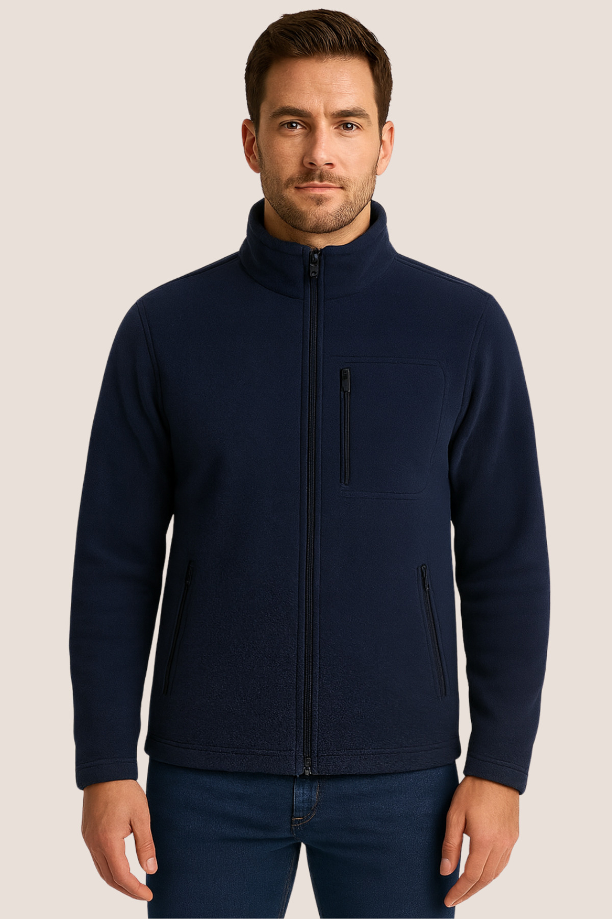 Simirna Üniforma Doktor Hemşire Polar Sweat – Unisex Rahat Kesim, Yumuşak Kumaş, Sağlık Çalışanı Üniforma