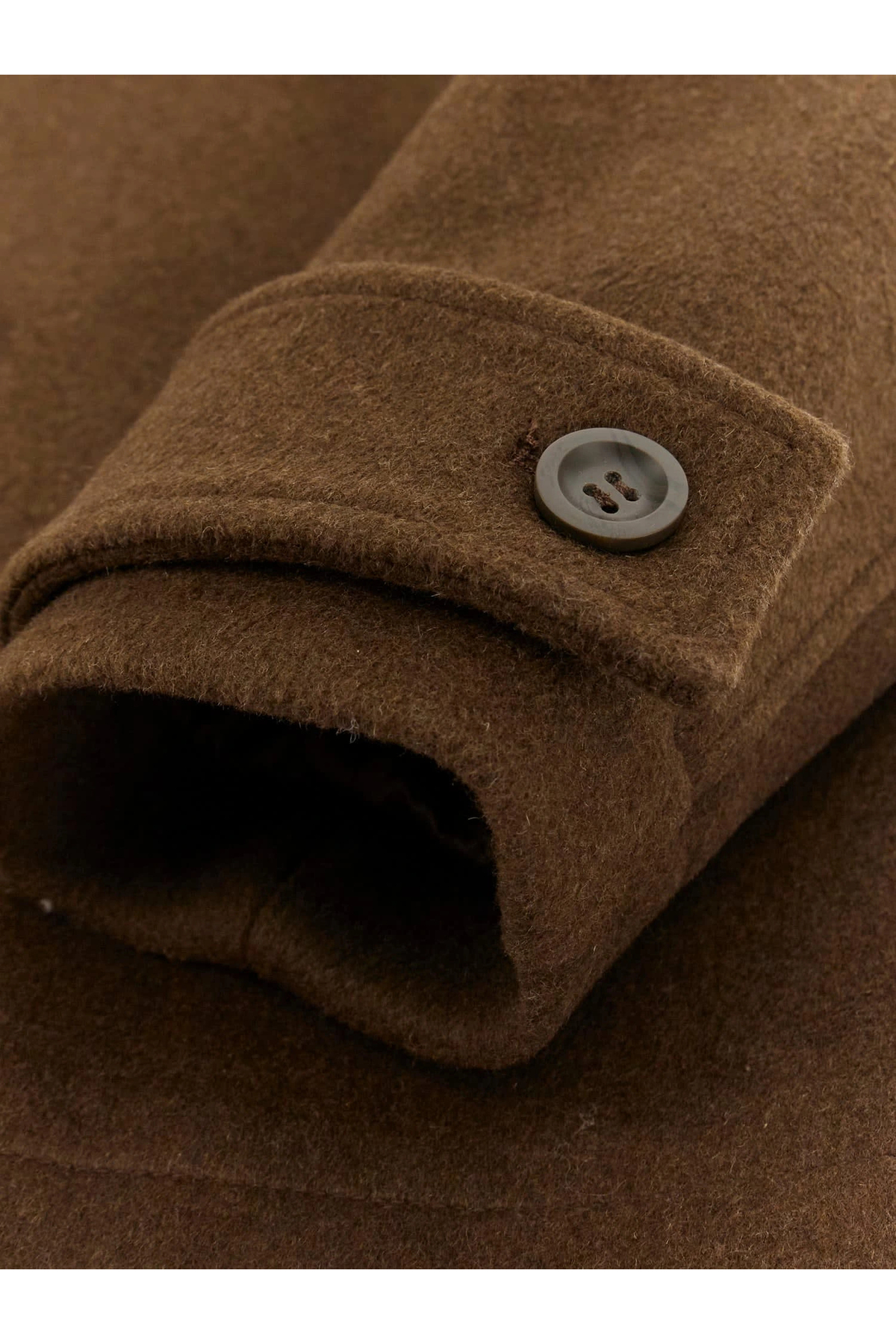 Guess Peacoat Erkek Kahverengi Yün Karışımlı Kaban M5BL2JW2242-A12G görsel 3
