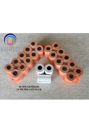 RULOKET 56x14 Termal Rulo / Yazarkasa ve POS Rulosu (1 Paket) / 10 Adet