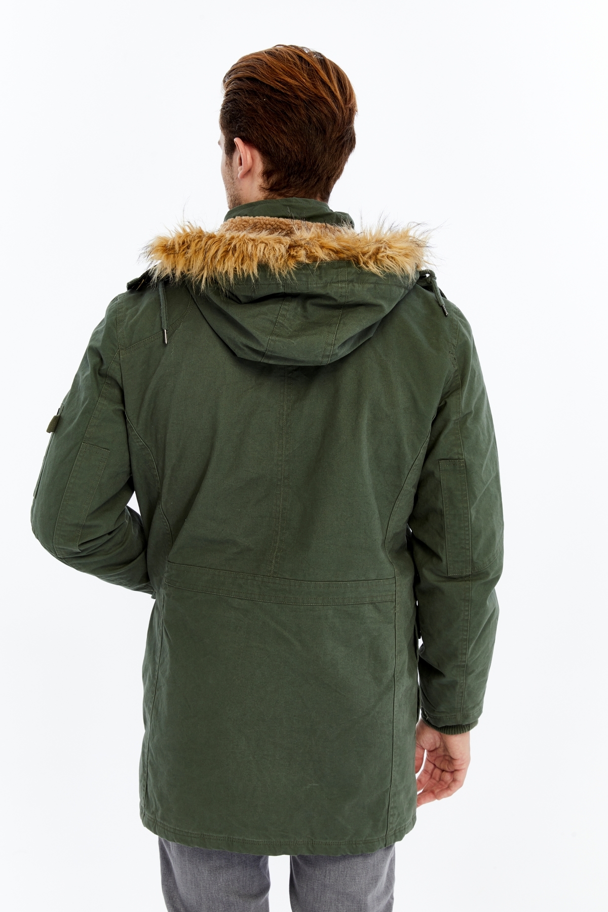 Let's Go 5613 Haki Su İticili Rüzgar Geçirmez Parka Mont - Fiyatı