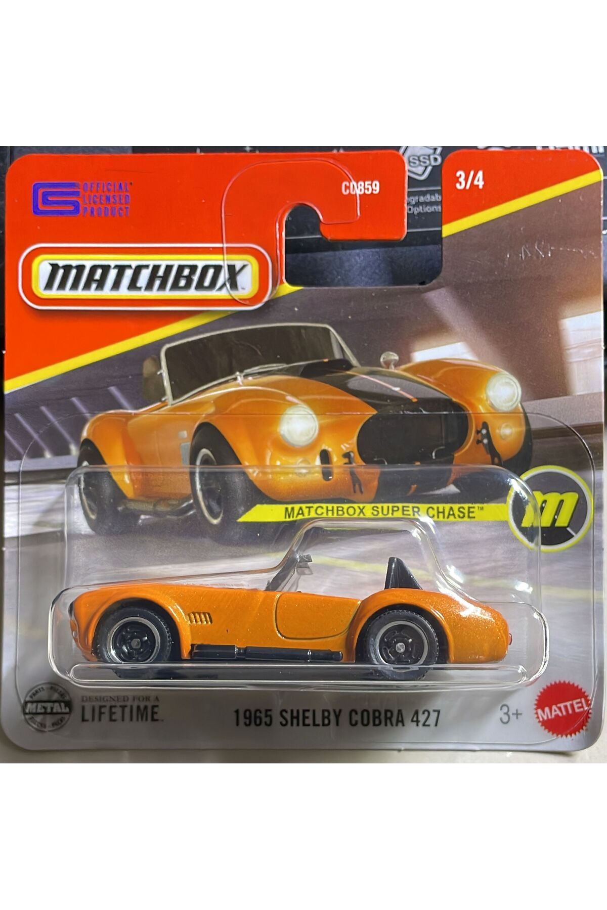 HOT WHEELS Matchbox Super Chase 1965 Shelby Cobra 427 – Koleksiyon