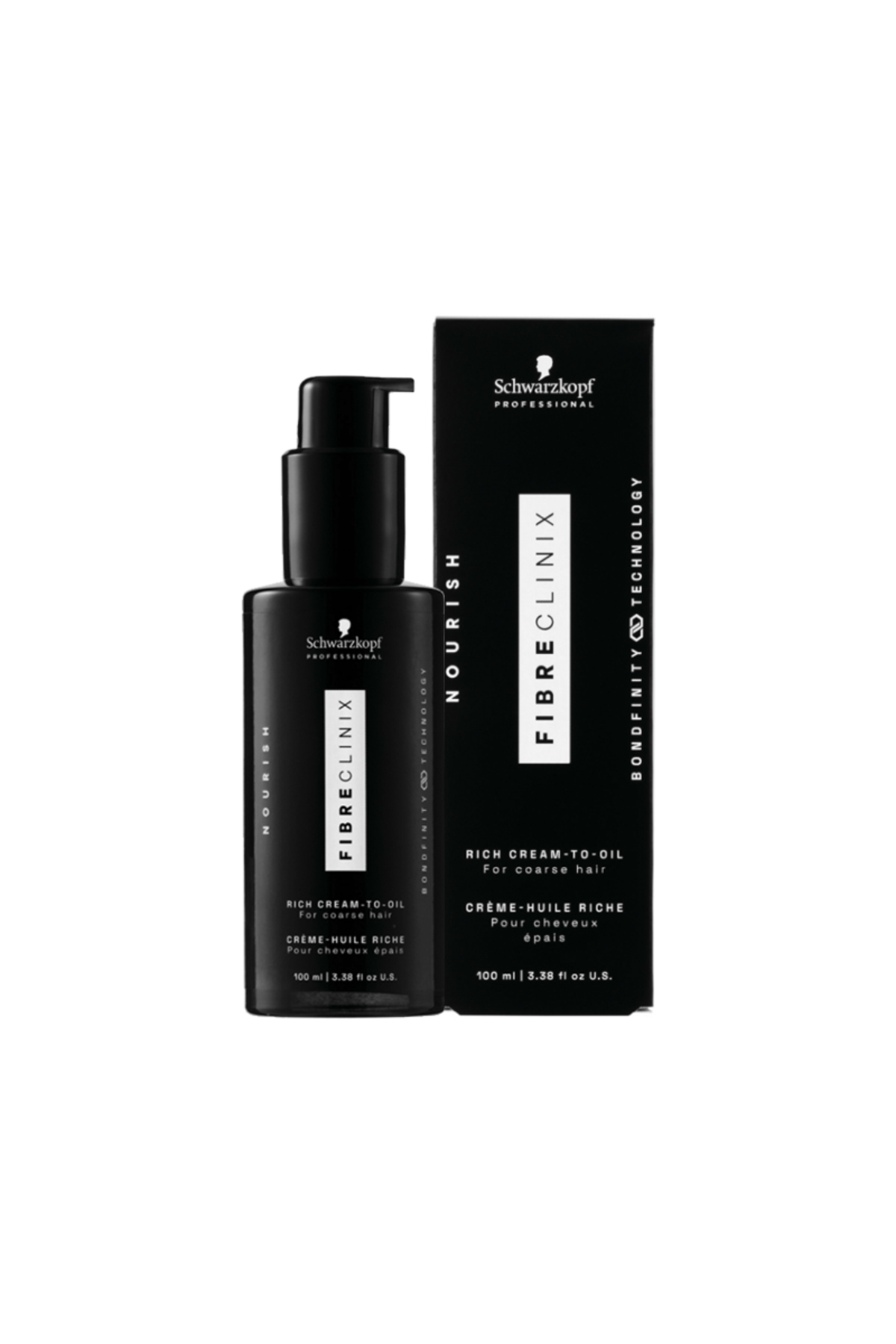 Schwarzkopf Fibre Clinix Rich Cream-to-Oil Kalın Telli Saçlar İçin Krem Bakım Yağı 100ml — SCW/FC/OIL/RICH100
