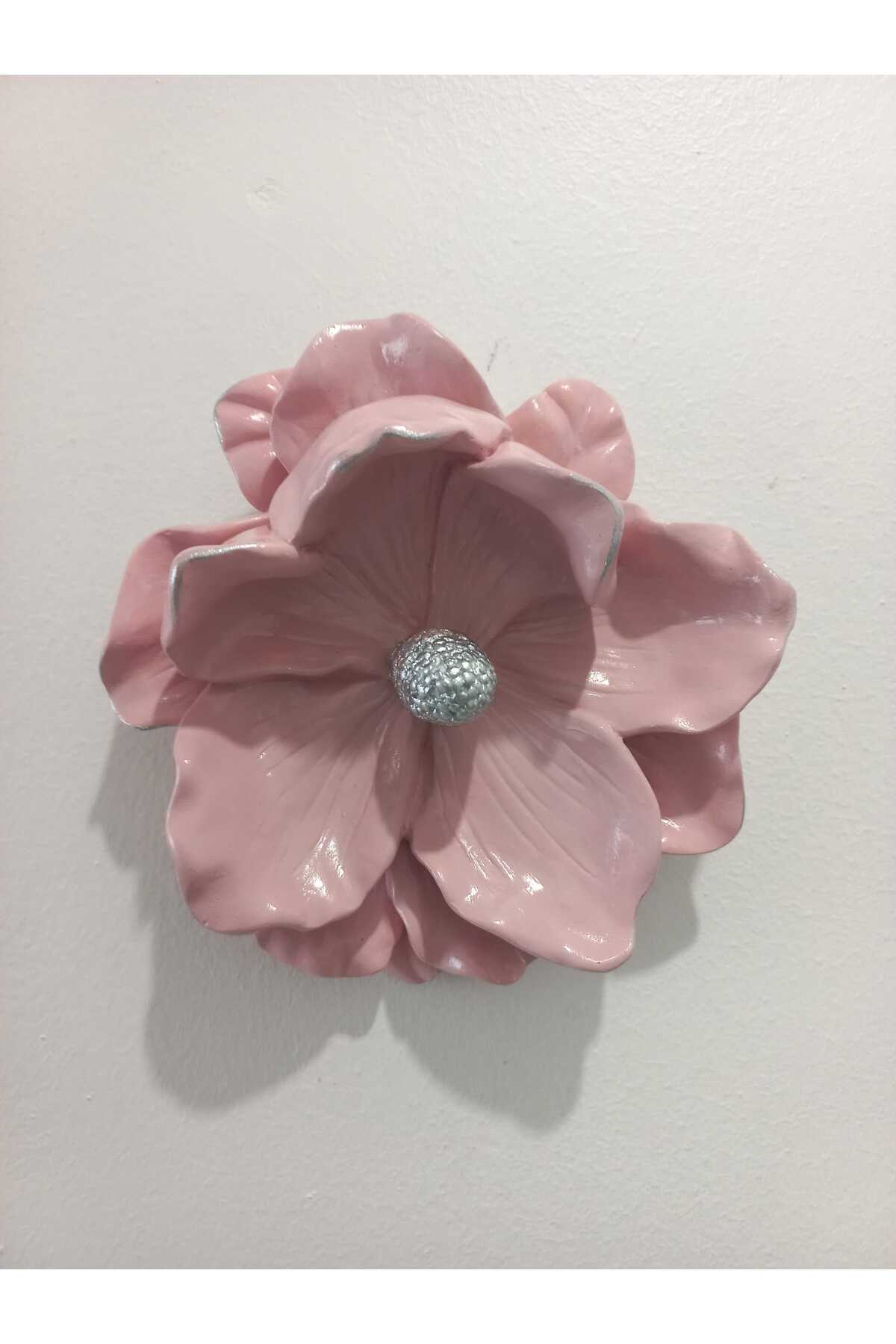 WALL DECORATION FLOWER-16CMX16CM-COTTON CANDY COLOR