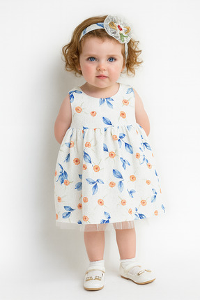 Cremix Kız Bebek Elbise Çıkarılabilir Tüllü