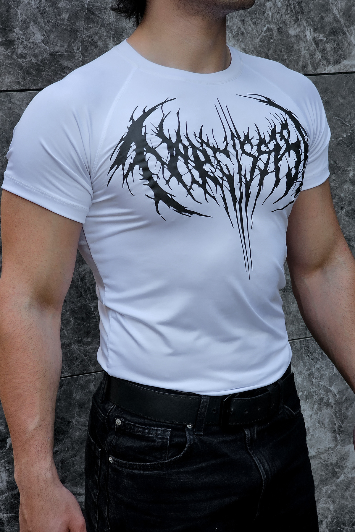 Liber Ezekiel - Compression T-shirt (Beyaz)