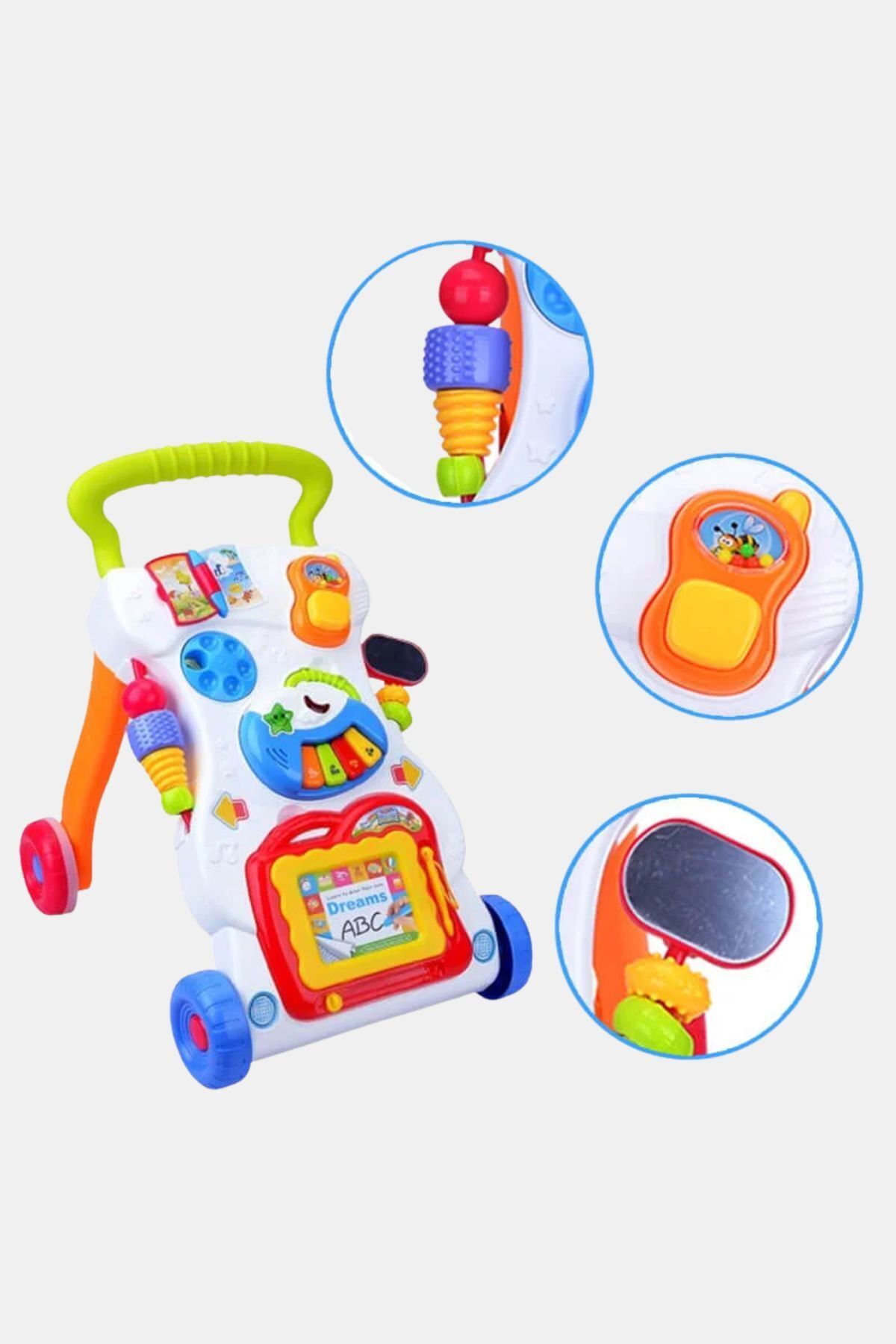 مشاية بعدة ألوان ومتعددة الاستخدامات للكتابة والرسم والموسيقى بأنماط متنوعة للأطفال