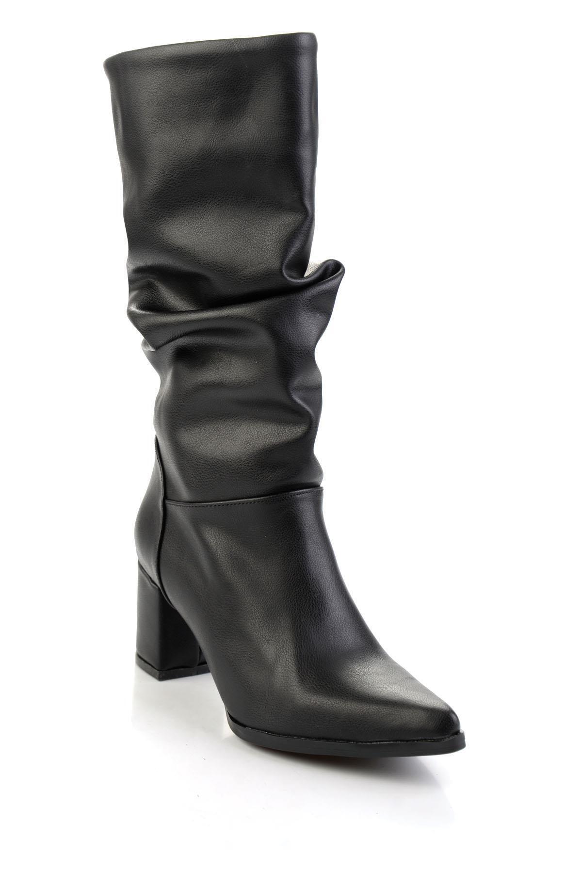 Bambi  Siyah Kadın Çizme K03138060309 - Görsel 2