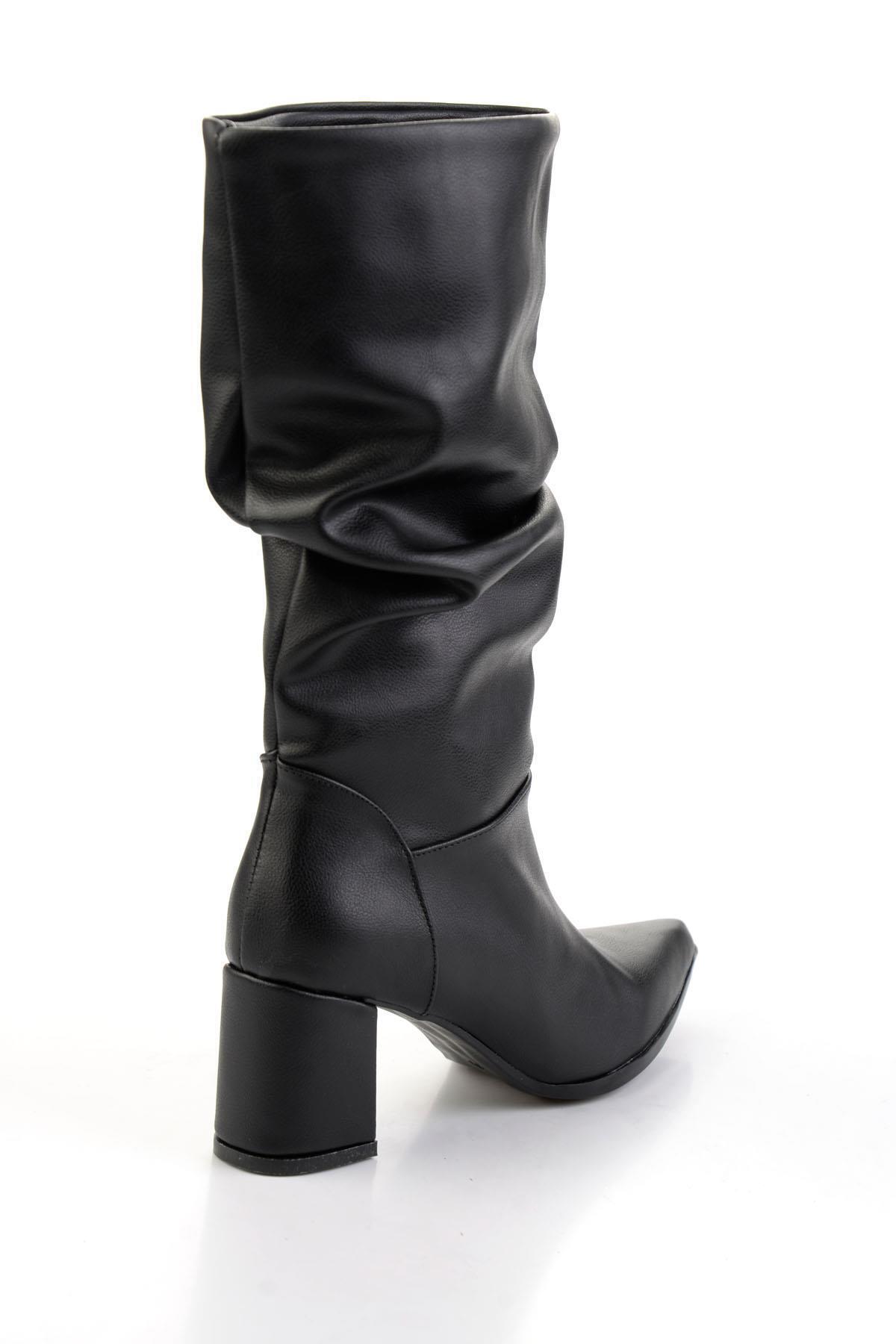 Bambi  Siyah Kadın Çizme K03138060309 - Görsel 3