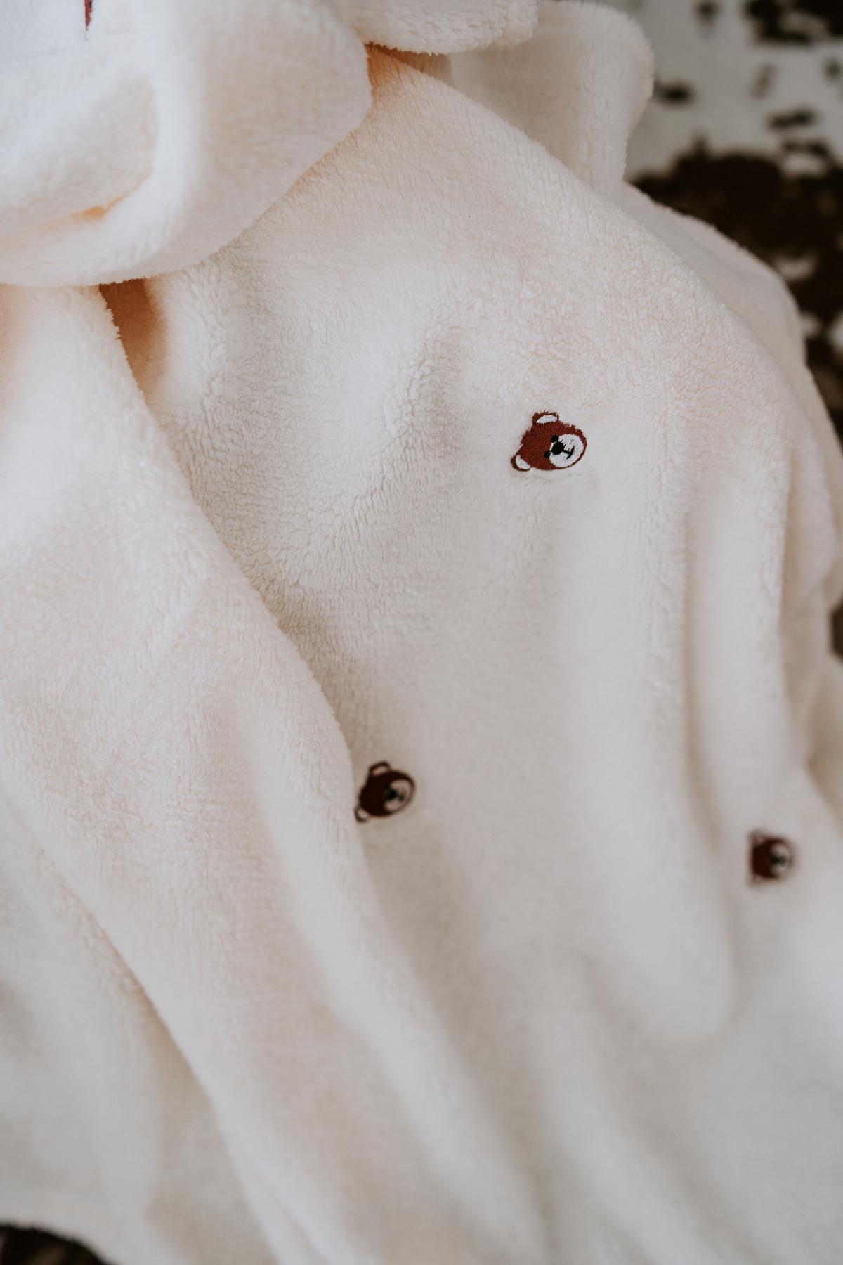 Genel Markalar Wellsoft Peluş 100x110 Ekru Nakışlı Bebek Battaniyesi fotoğrafı 2 (önizleme)