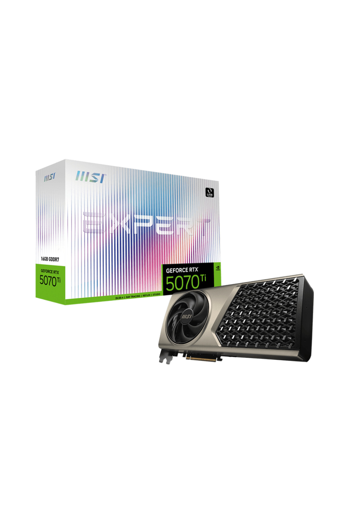 MSI Geforce RTX 5070 TI 16G EXPERT GDRR7 256 B DX12 PCIE 5.0 X16