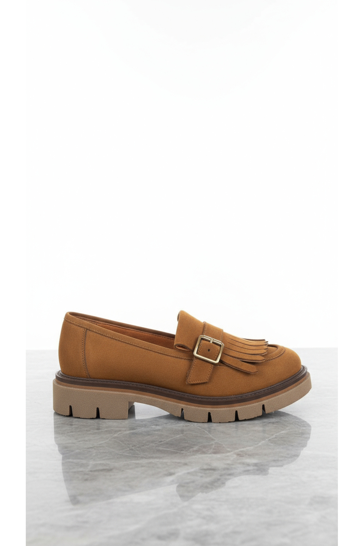 LİTTLETHİNGS Kadın Nubuk Taba Ayakkabı