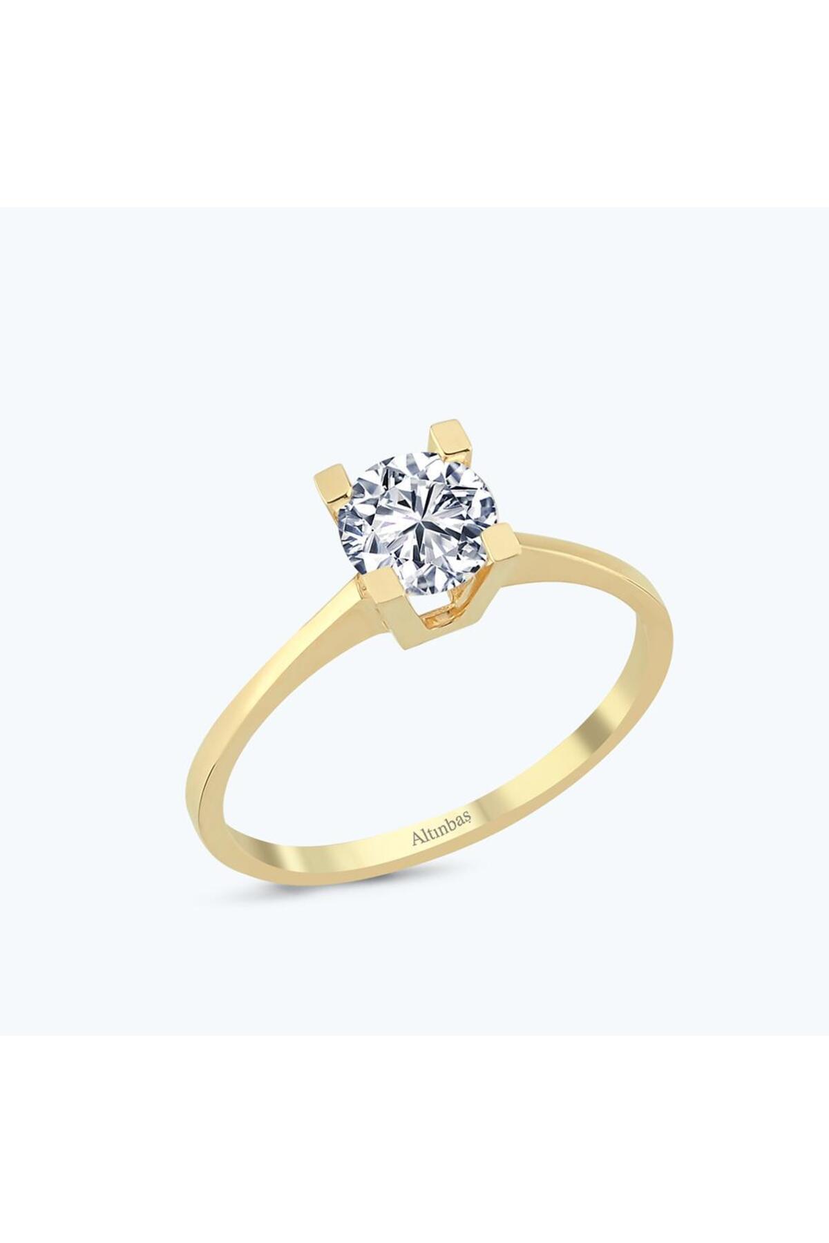 Altınbaş Altın Tektaş Yüzük