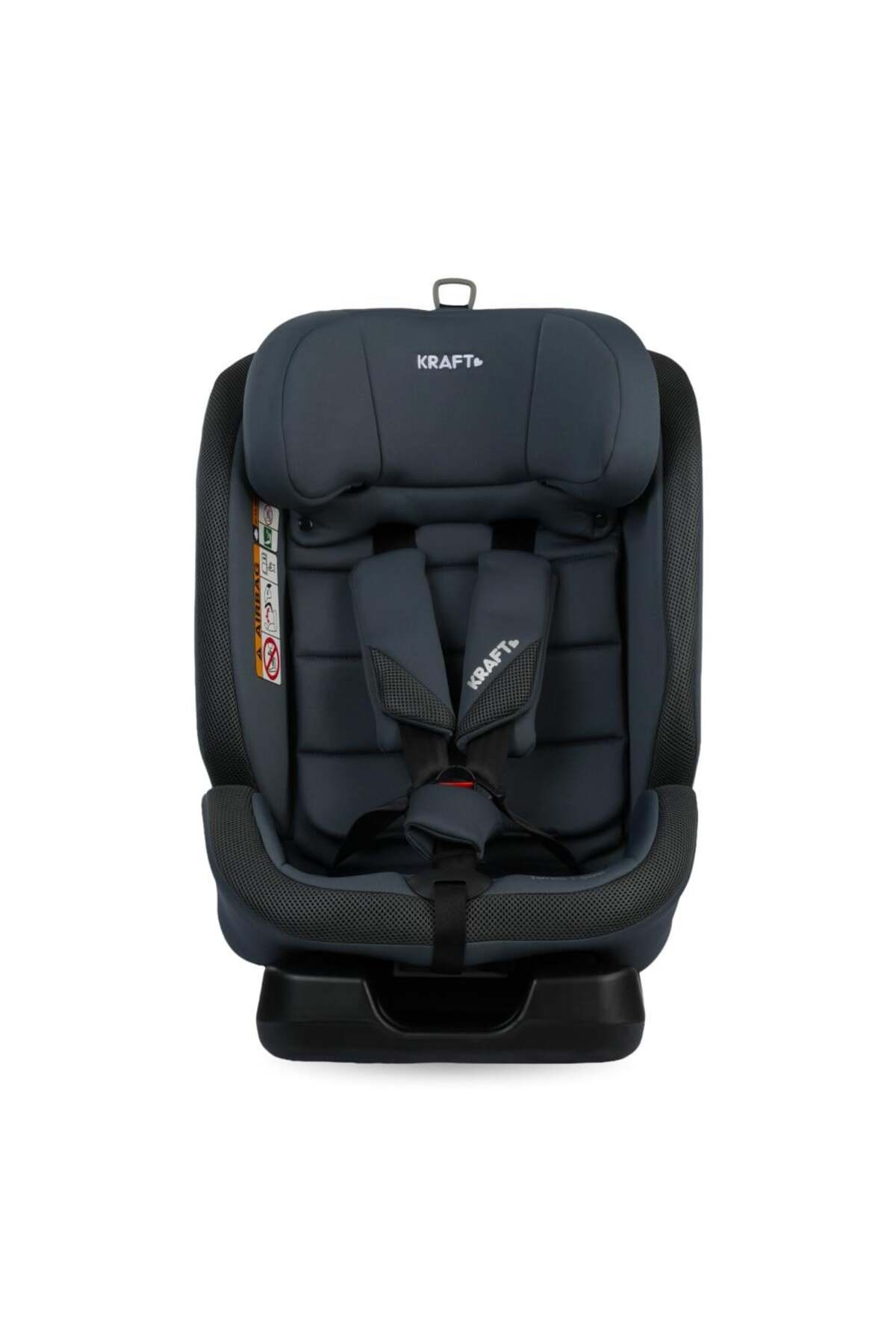 Kraft Turbo i-Size 40-150 cm (0-36 Kg) Oto Koltuğu Gri fotoğrafı 4 (önizleme)