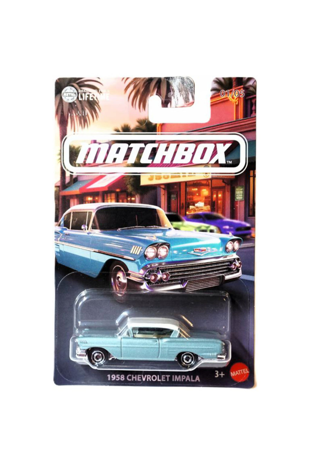 HOT WHEELS Matchbox - 1958 Chevrolet Impala (1/64) 2025 Case