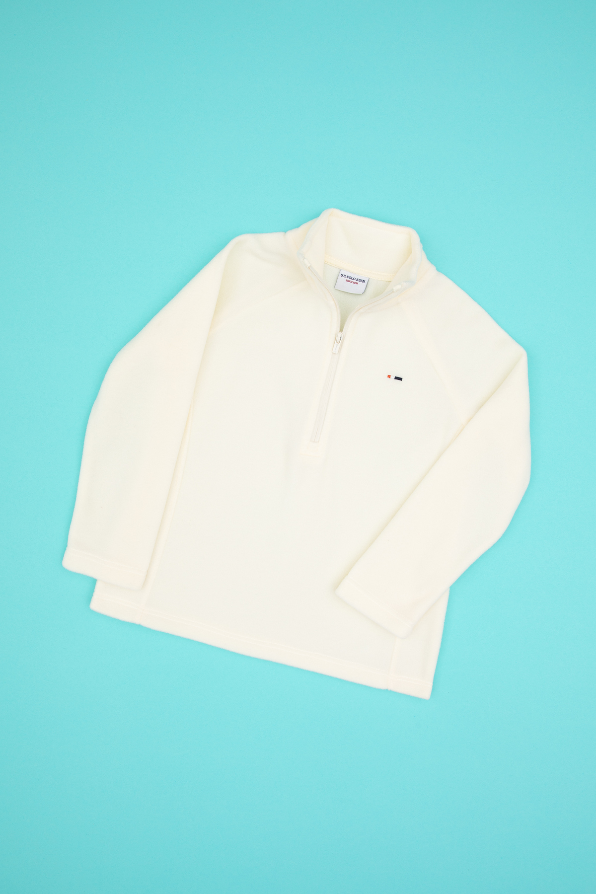 سویشرت کرم دخترانه یو اس پولو کد :(50317884-VR256) U.S. Polo Assn.