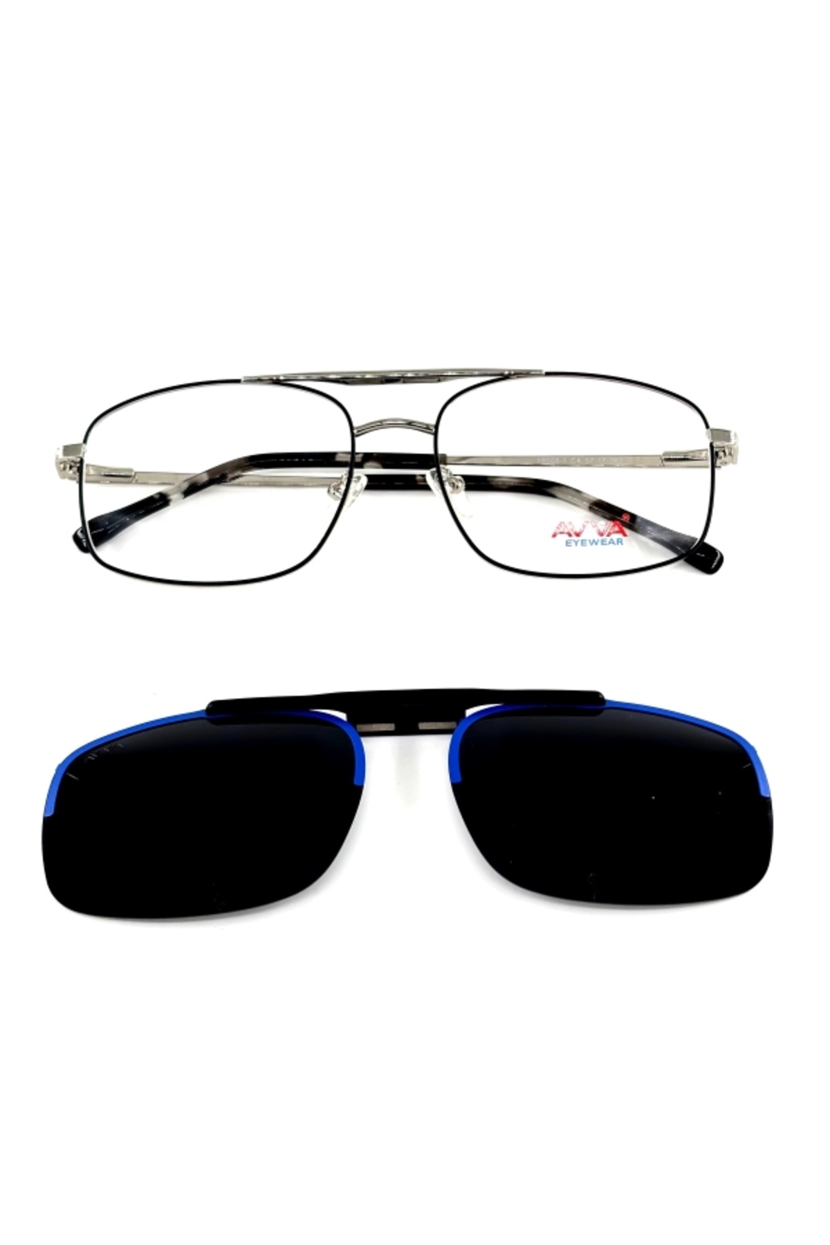 آوا عینک آفتابی مردانه کلیپسی ۱۸۰۶۸-۱ C4 ۵۷-۱۷-۱۴۵