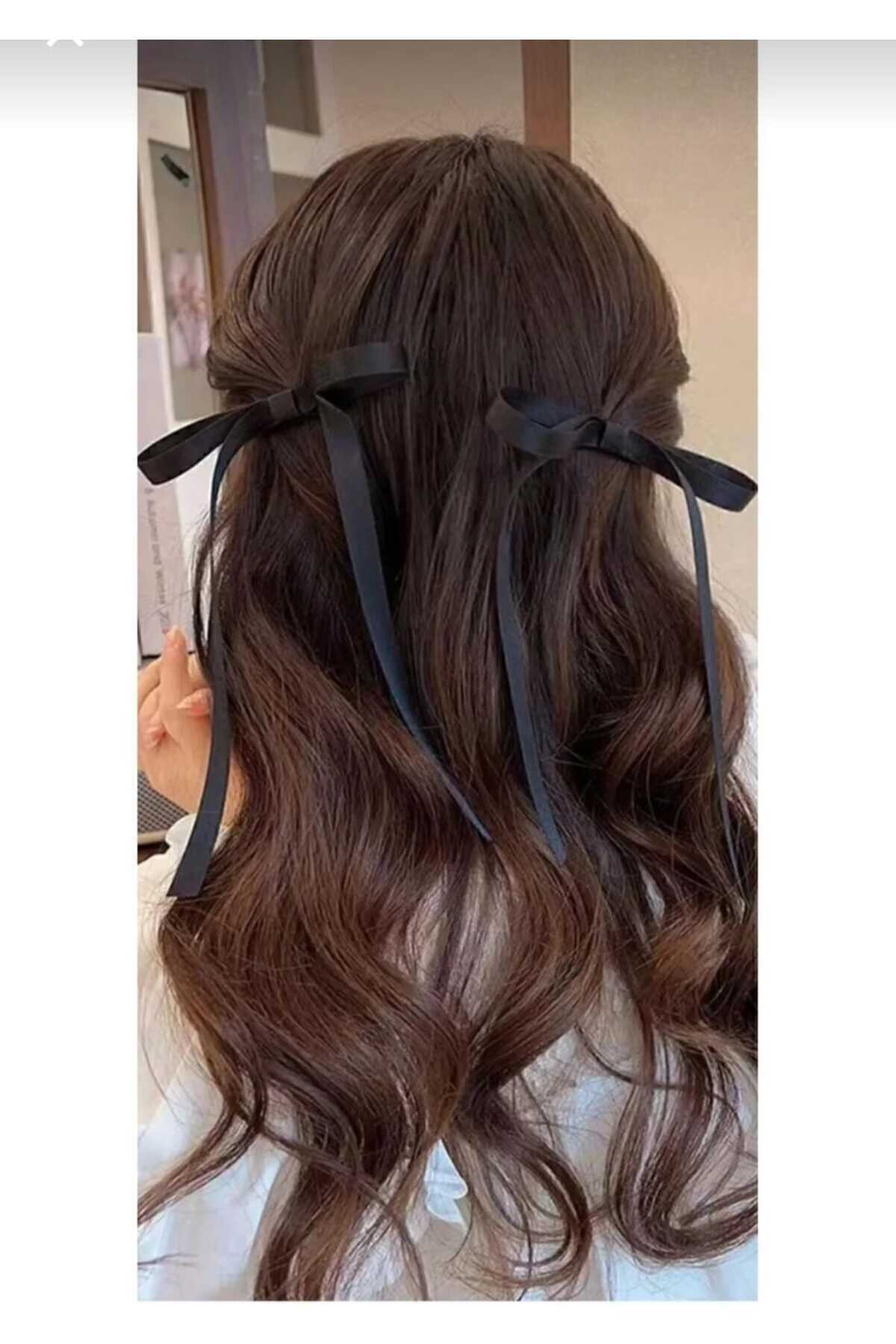 2-Piece Ribbon Satin Bow Buckle