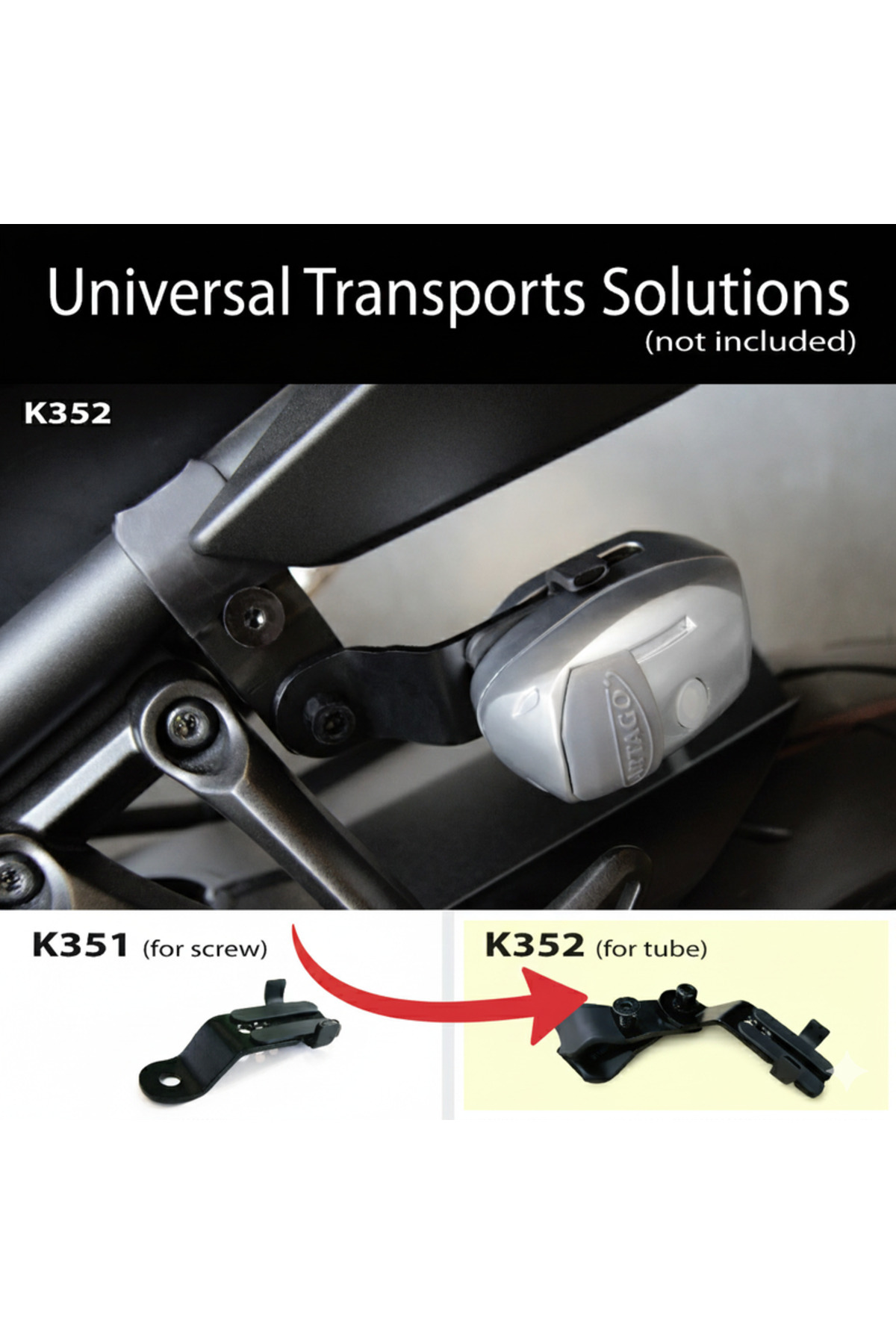 Artago 24S ALARMLI DISK KILIDI SABİTLEME BRAKETİ